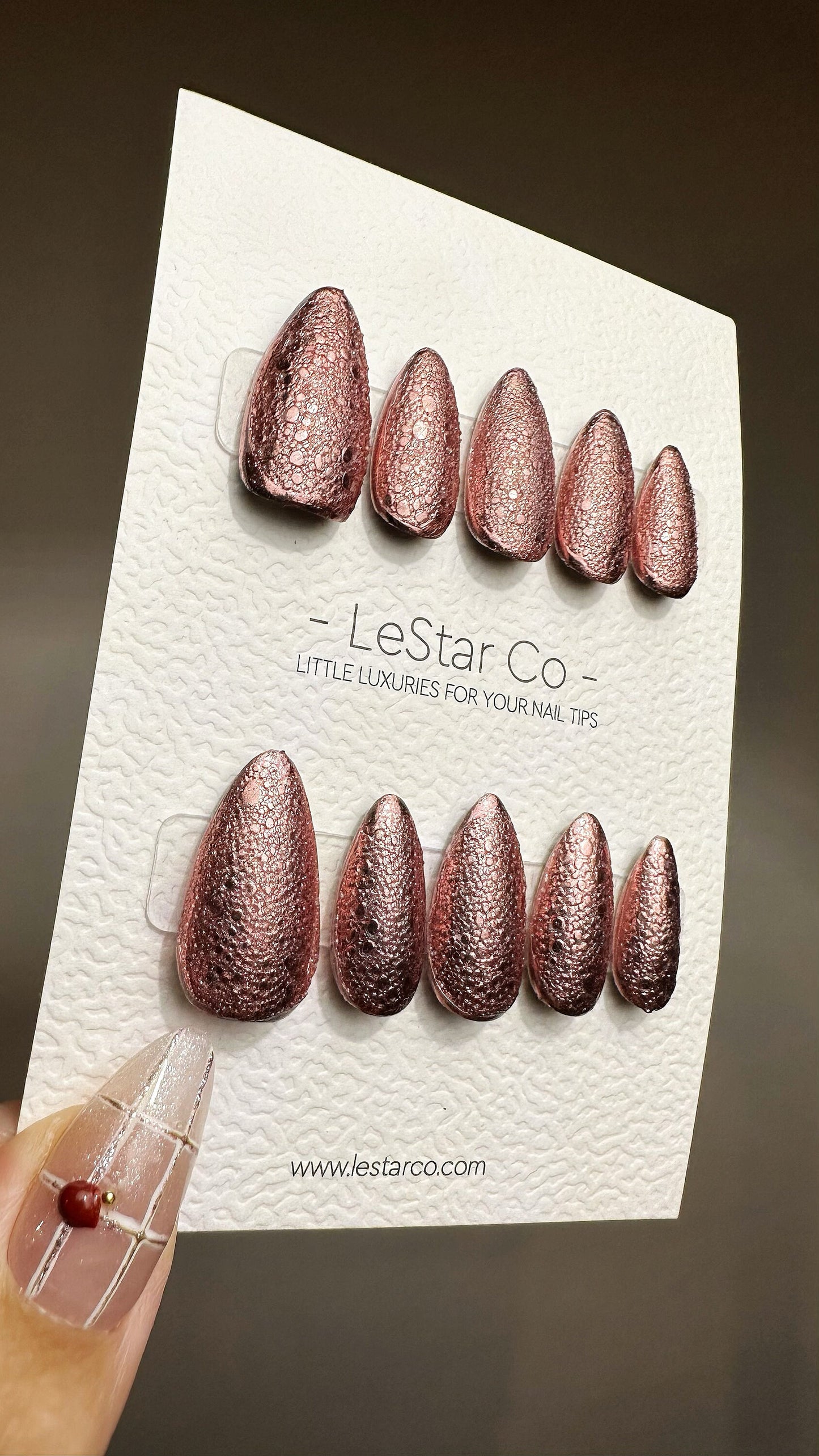 Reusable Dragonstone | Premium Press on Nails Gel | Fake Nails | Cute Fun Colorful Gel Nail Artist faux nails TMR476