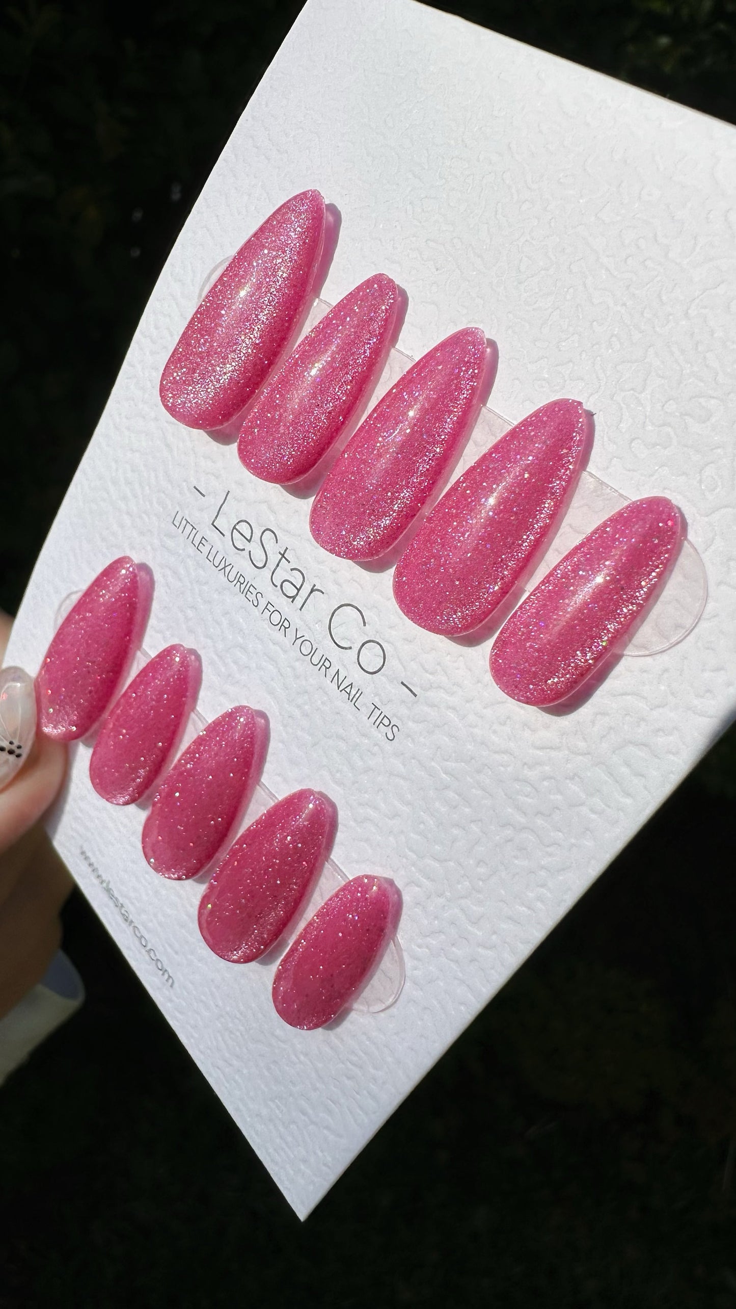 Reusable Galactic Rose Garden Cat eye | Nails Premium Press on Nails Gel Manicure | Fake Nails | Handmade | Lestarco faux nails 488zz