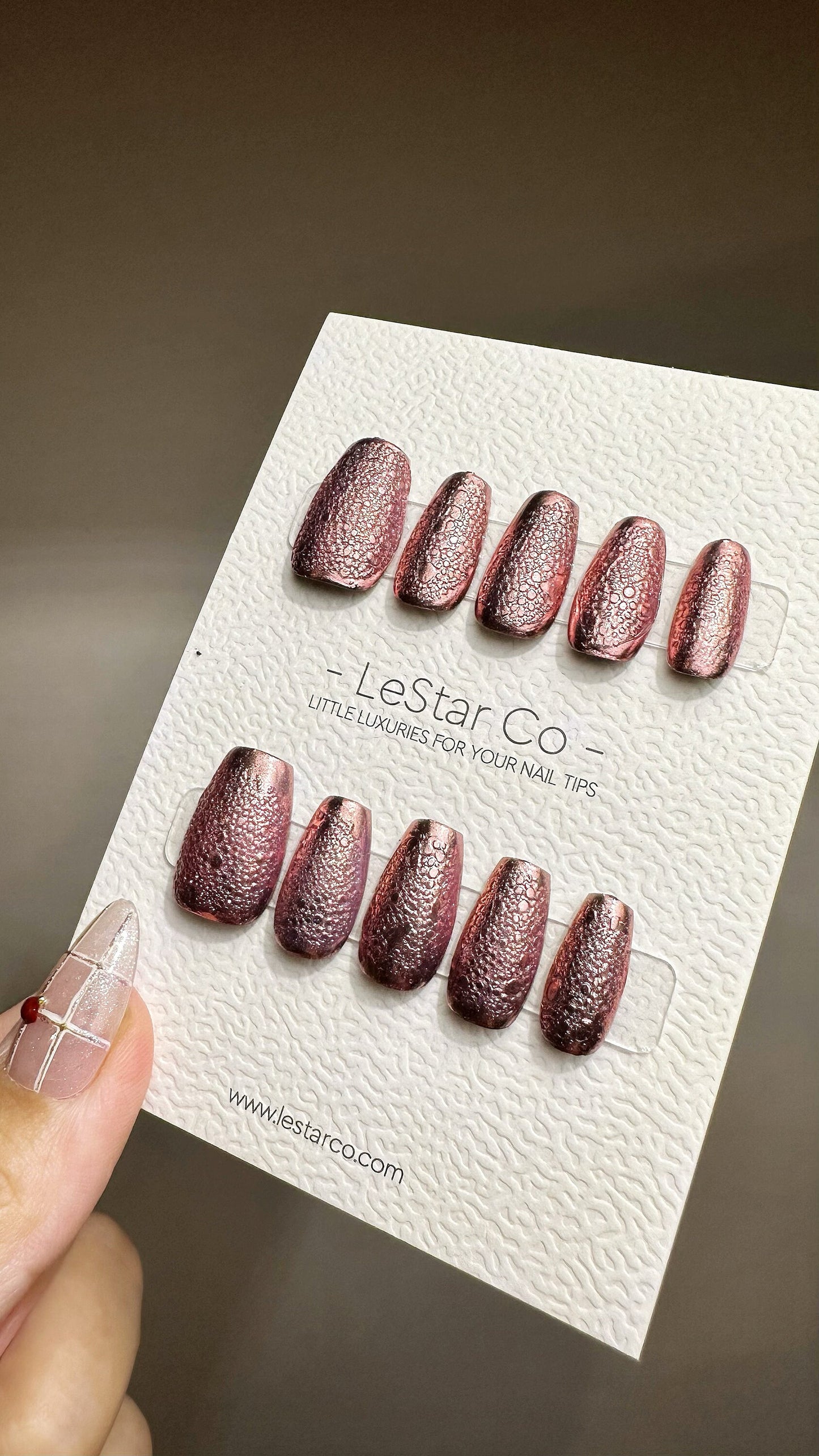 Reusable Dragonstone | Premium Press on Nails Gel | Fake Nails | Cute Fun Colorful Gel Nail Artist faux nails TMR476