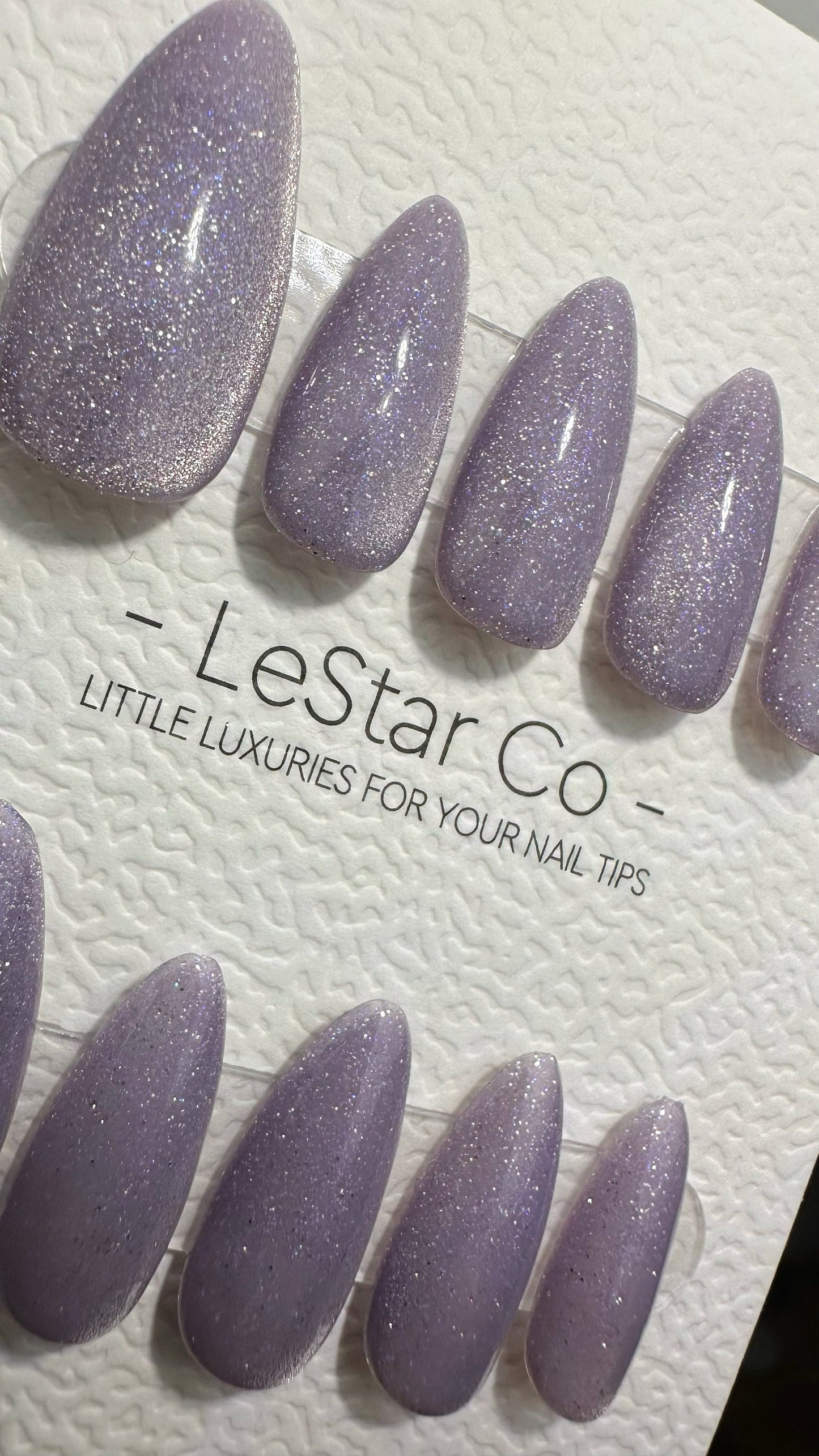 Reusable Champagne Cat Eye Effect| Nails Premium Press on Nails Gel Manicure | Fake Nails | Handmade | Lestarco faux nails 495zz