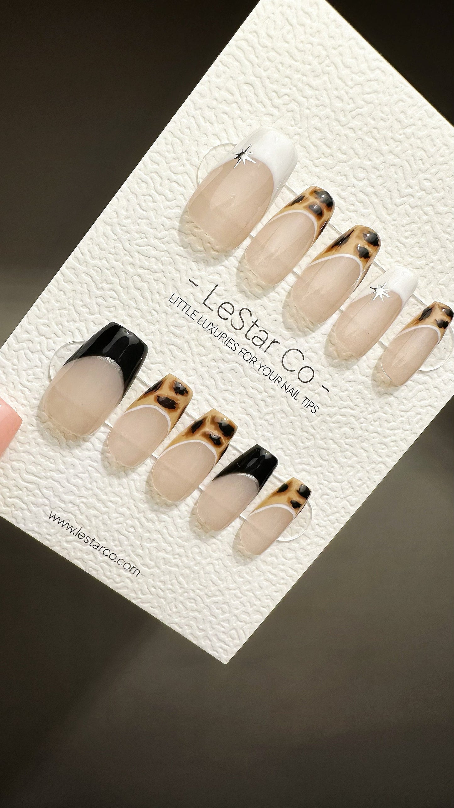 Reusable Blind Dates | Premium Press on Nails Gel | Fake Nails | Cute Fun Colorful Gel Nail Artist faux nails TMR505
