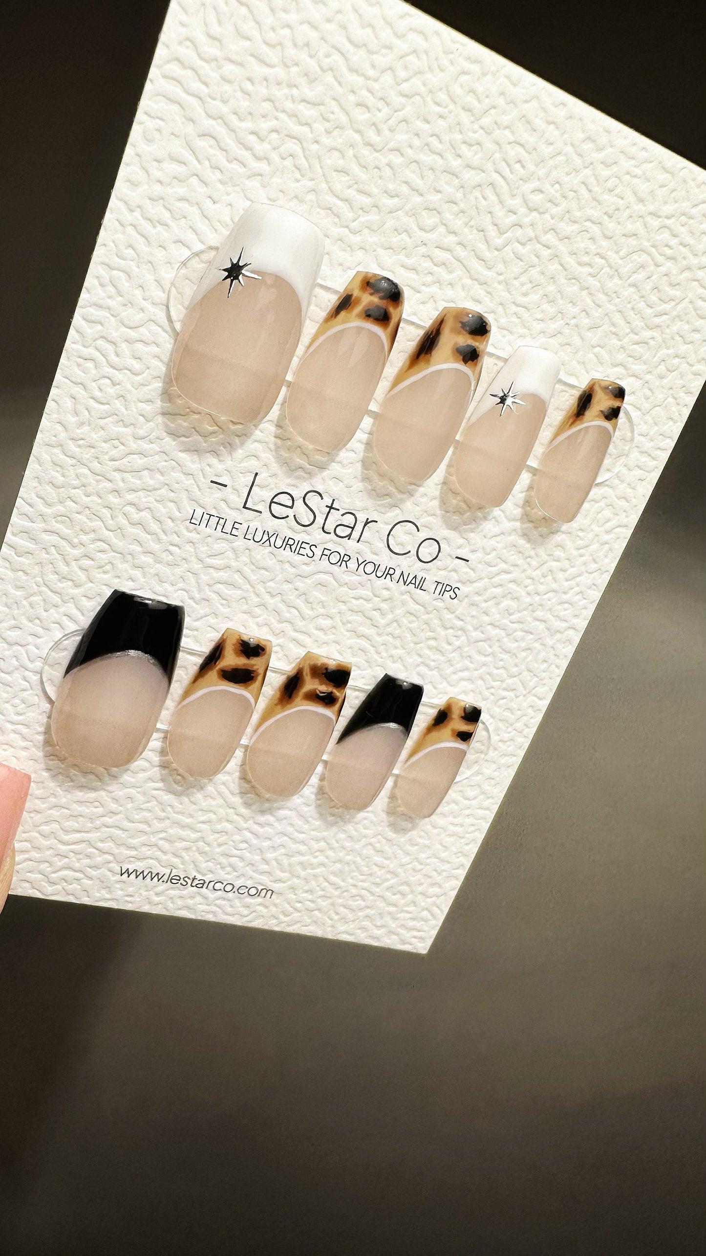 Reusable Blind Dates | Premium Press on Nails Gel | Fake Nails | Cute Fun Colorful Gel Nail Artist faux nails TMR505