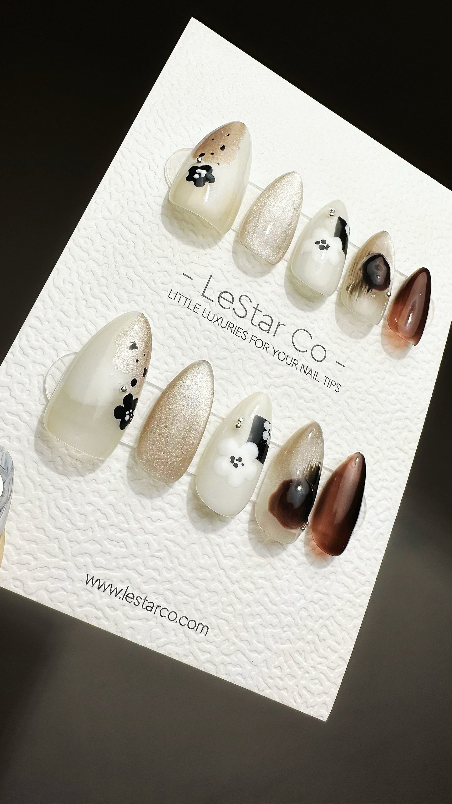Reusable Wanting To Start Cat Eye Effect| Premium Press on Nails Gel | Fake Nails | Cute Fun Colorful Gel Nail faux nails BB538