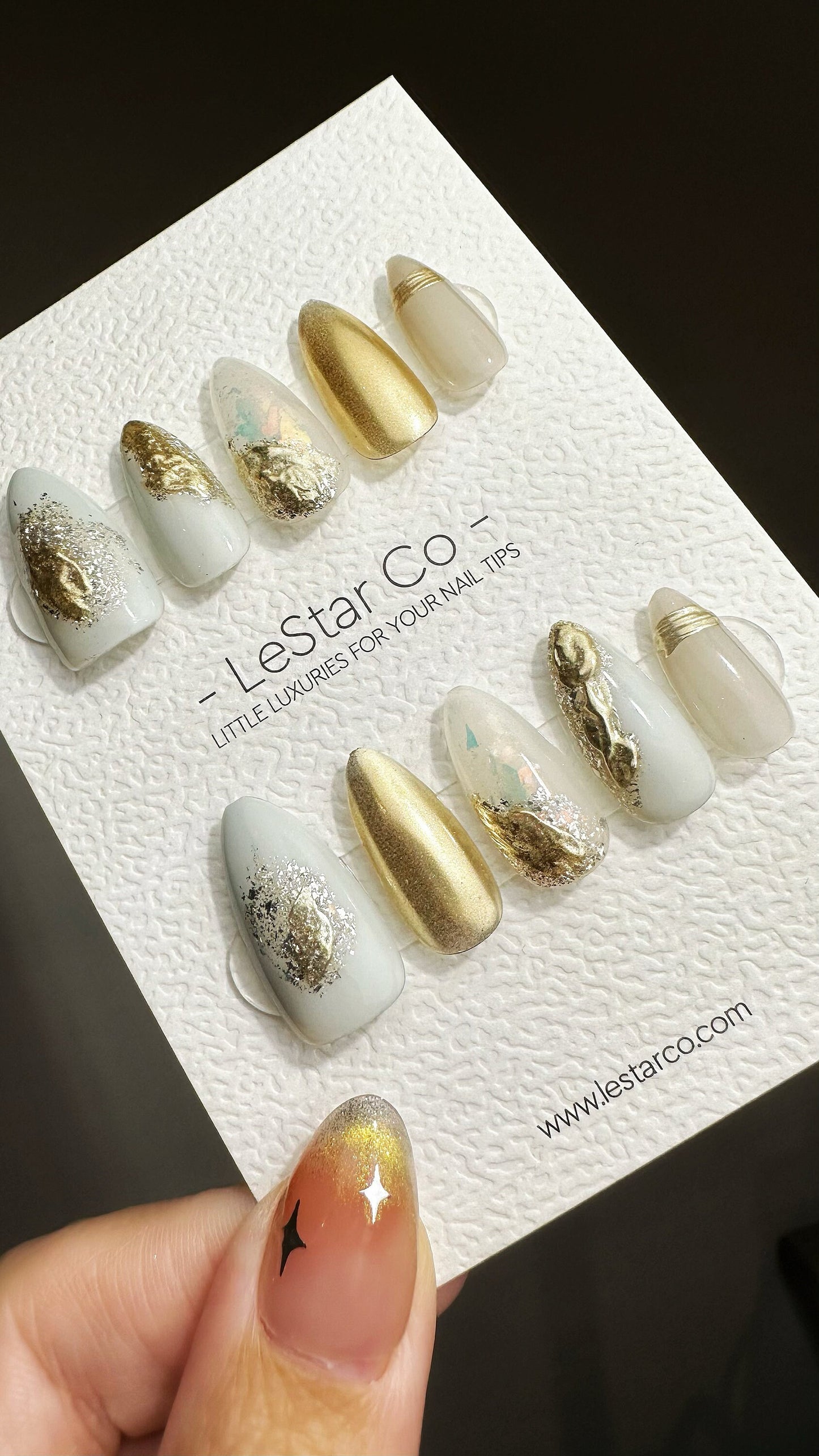 Reusable Up The Hill | Premium Press on Nails Gel | Fake Nails | Cute Fun Colorful Gel Nail Artist faux nails BB598
