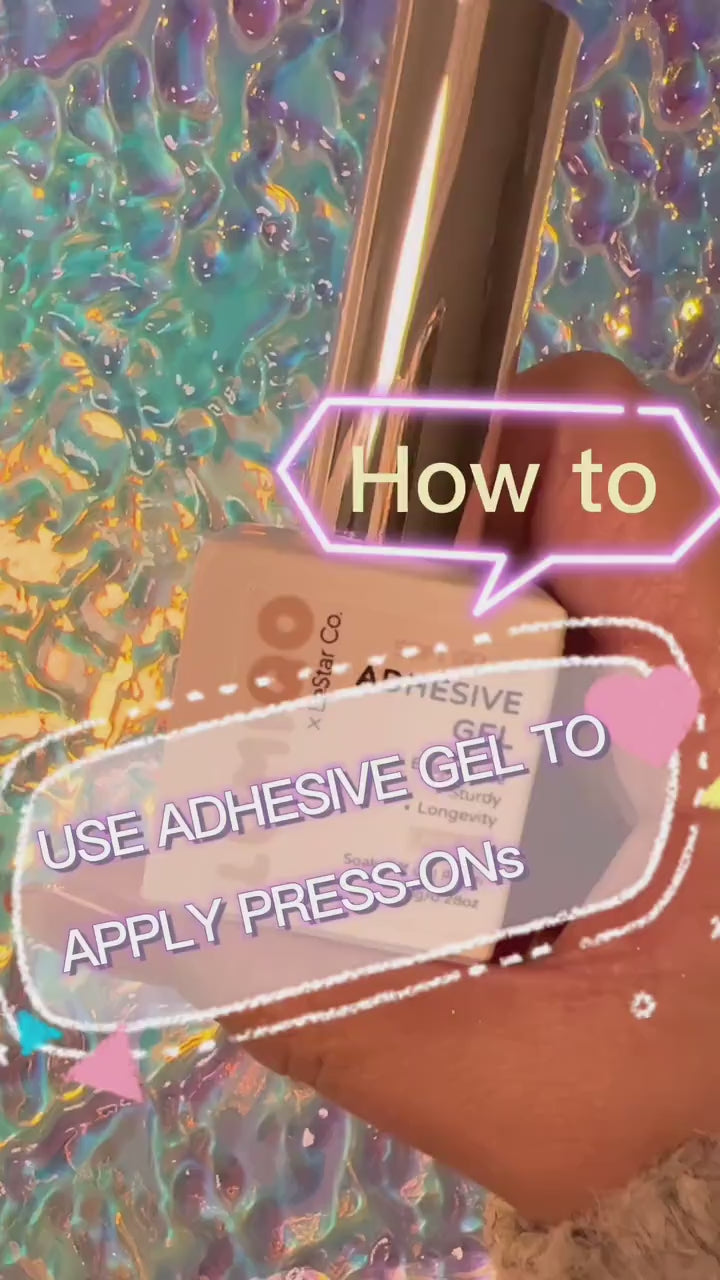 Nails tips Adhesive Soft Gel Tip Gel Press on Glue Clear Nail Glue Brush on UV Gels Glue False Tips Manicure Nail Art Supply