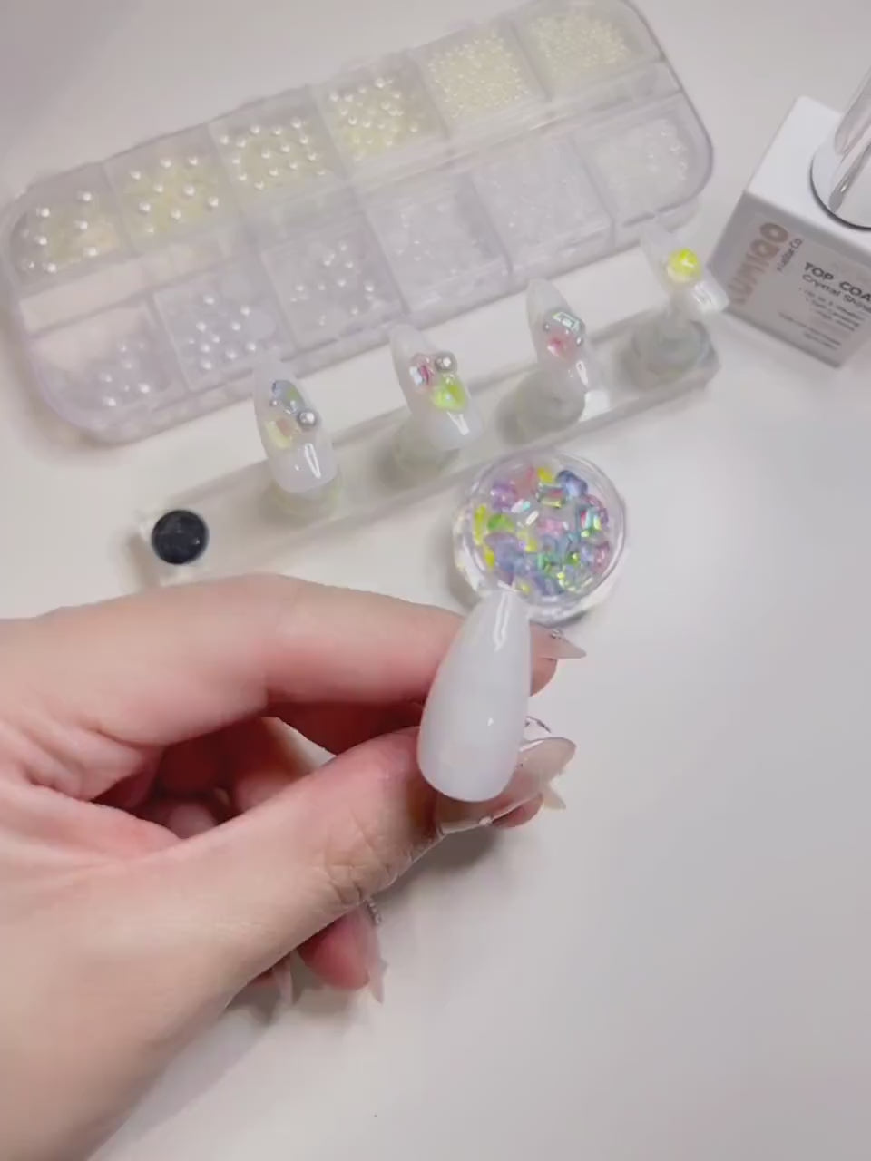 Super Gel Adhesive Supper Stong Hold Glue Ideal for Big Jewels Clear Nail Glue UV Gels Glue DIY  Manicure Nail Art Supply