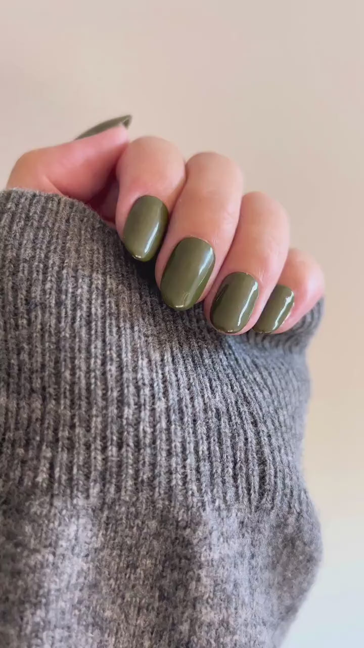 Evergreen | Green | Ultra Shine Long Lasting Brush on UV Gels Home Nail DIY False Tips Manicure Nail Art Supply