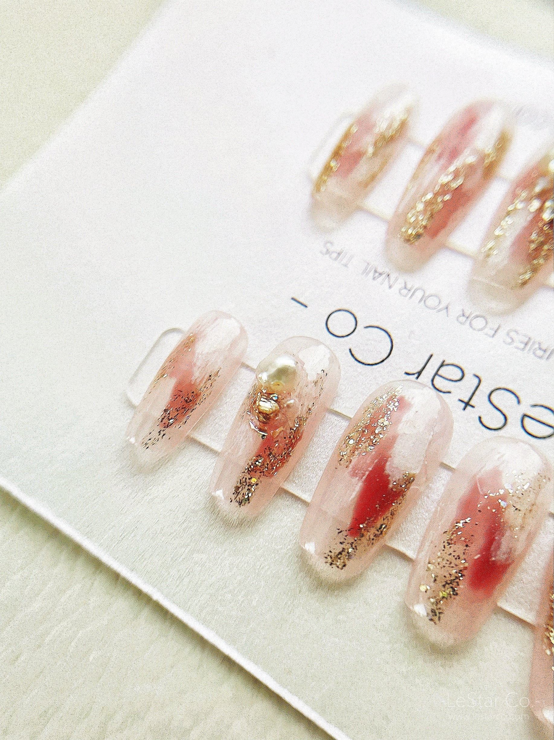 Reusable 123zz  | Premium Press on Nails Gel Manicure | Fake Nails | Handpainted by Professional Nail Artist faux nails 123zz