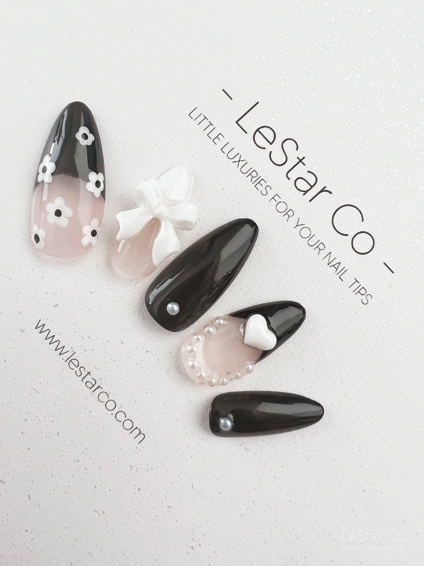 Reusable My Girl | Premium Press on Nails Gel Manicure | Fake Nails | Handmade | Lestarco faux nails 148zz