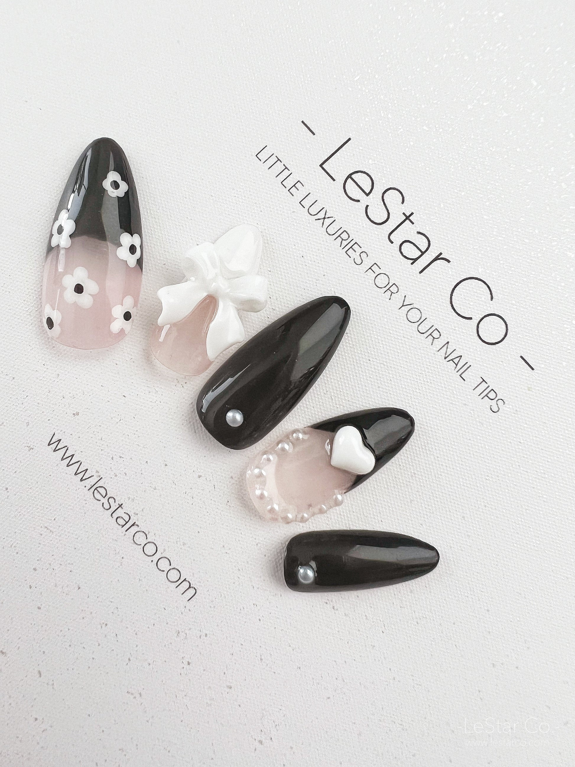 Reusable My Girl | Premium Press on Nails Gel Manicure | Fake Nails | Handmade | Lestarco faux nails 148zz
