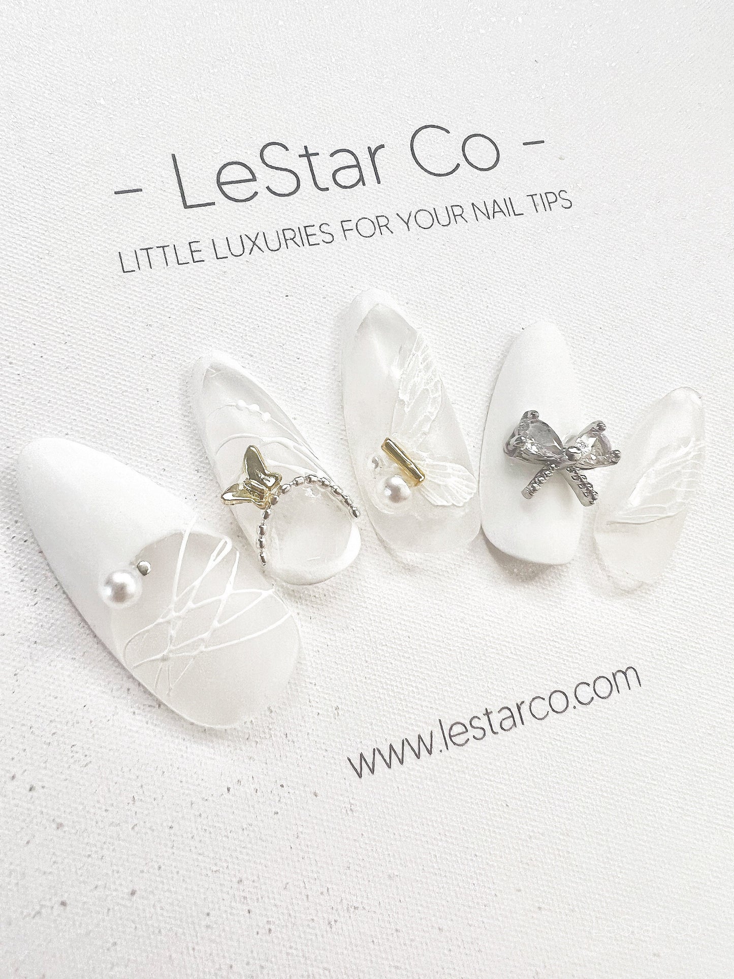 Reusable Butterfly Fairy | Premium Press on Nails Gel Manicure | Fake Nails | Handmade | Lestarco faux nails 151zz