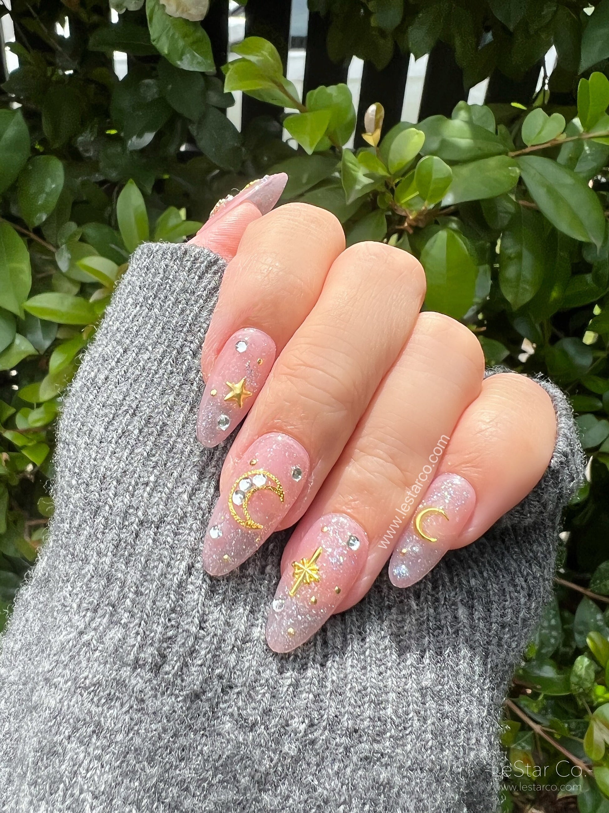 Reusable Sailor Moon Inspired | Premium Press on Nails Gel | Fake Nails | Cute Fun Colorful Colorful Gel Nail Artist faux nails 139zz
