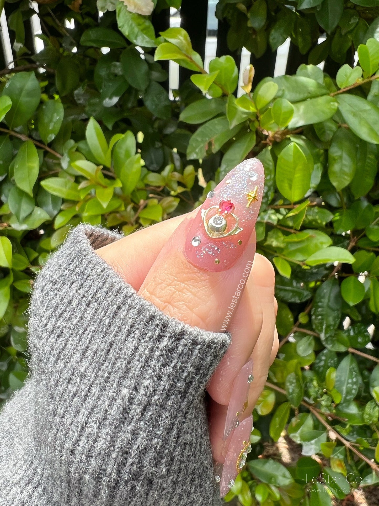 Reusable Sailor Moon Inspired | Premium Press on Nails Gel | Fake Nails | Cute Fun Colorful Colorful Gel Nail Artist faux nails 139zz