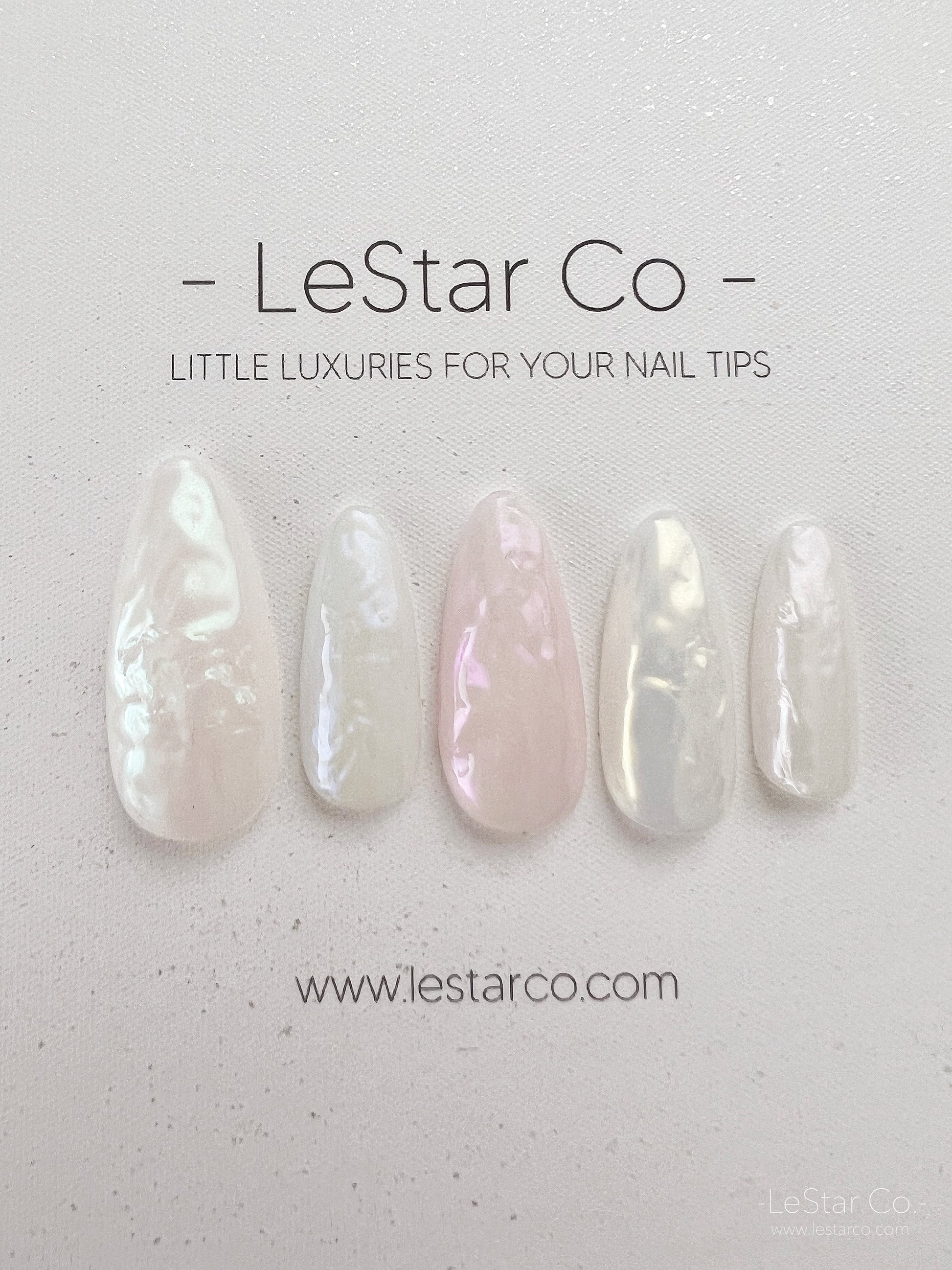 Reusable Pearl | Premium Press on Nails Gel Manicure | Fake Nails | Handmade | Lestarco faux nails 149zz