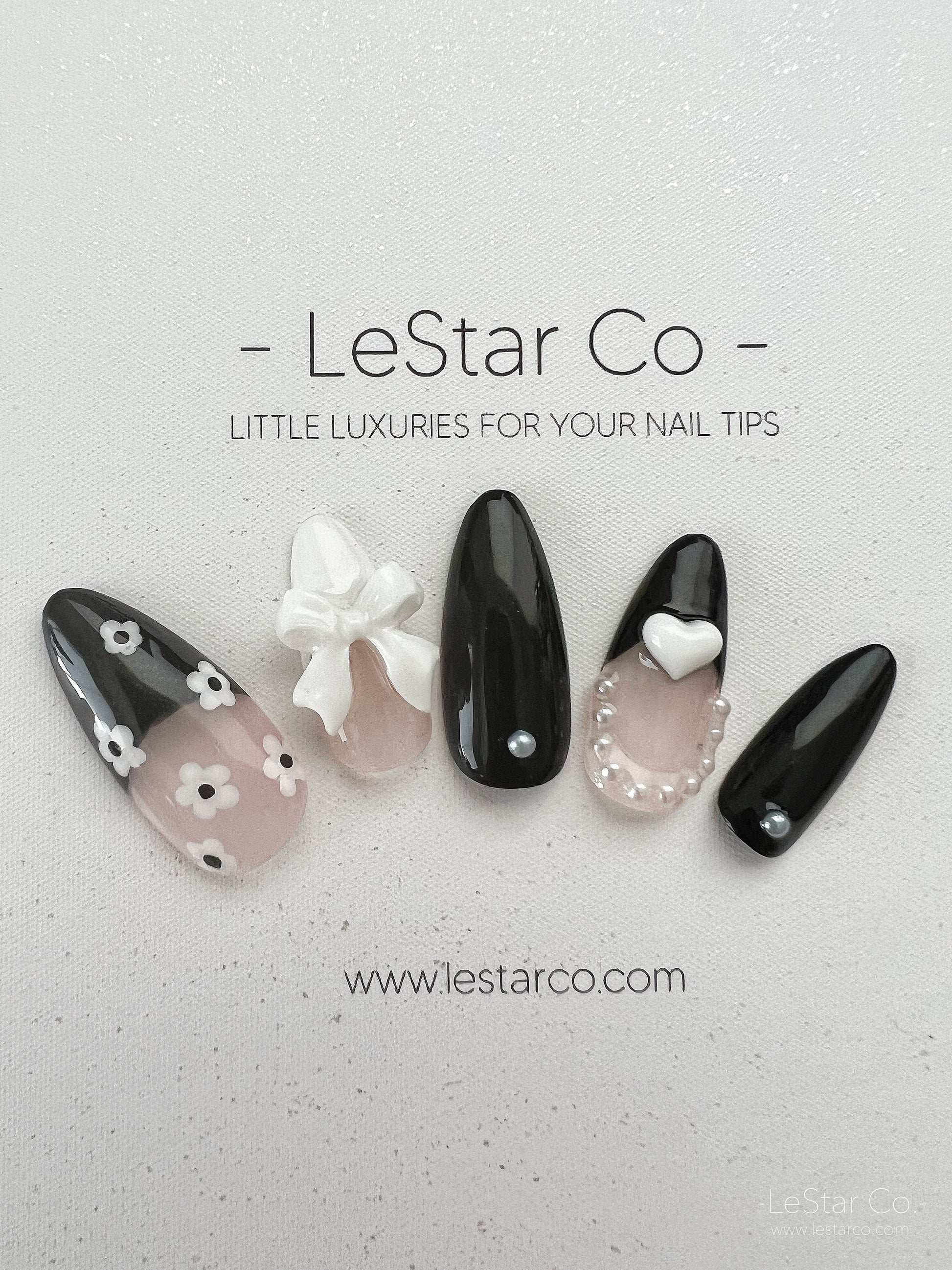 Reusable My Girl | Premium Press on Nails Gel Manicure | Fake Nails | Handmade | Lestarco faux nails 148zz