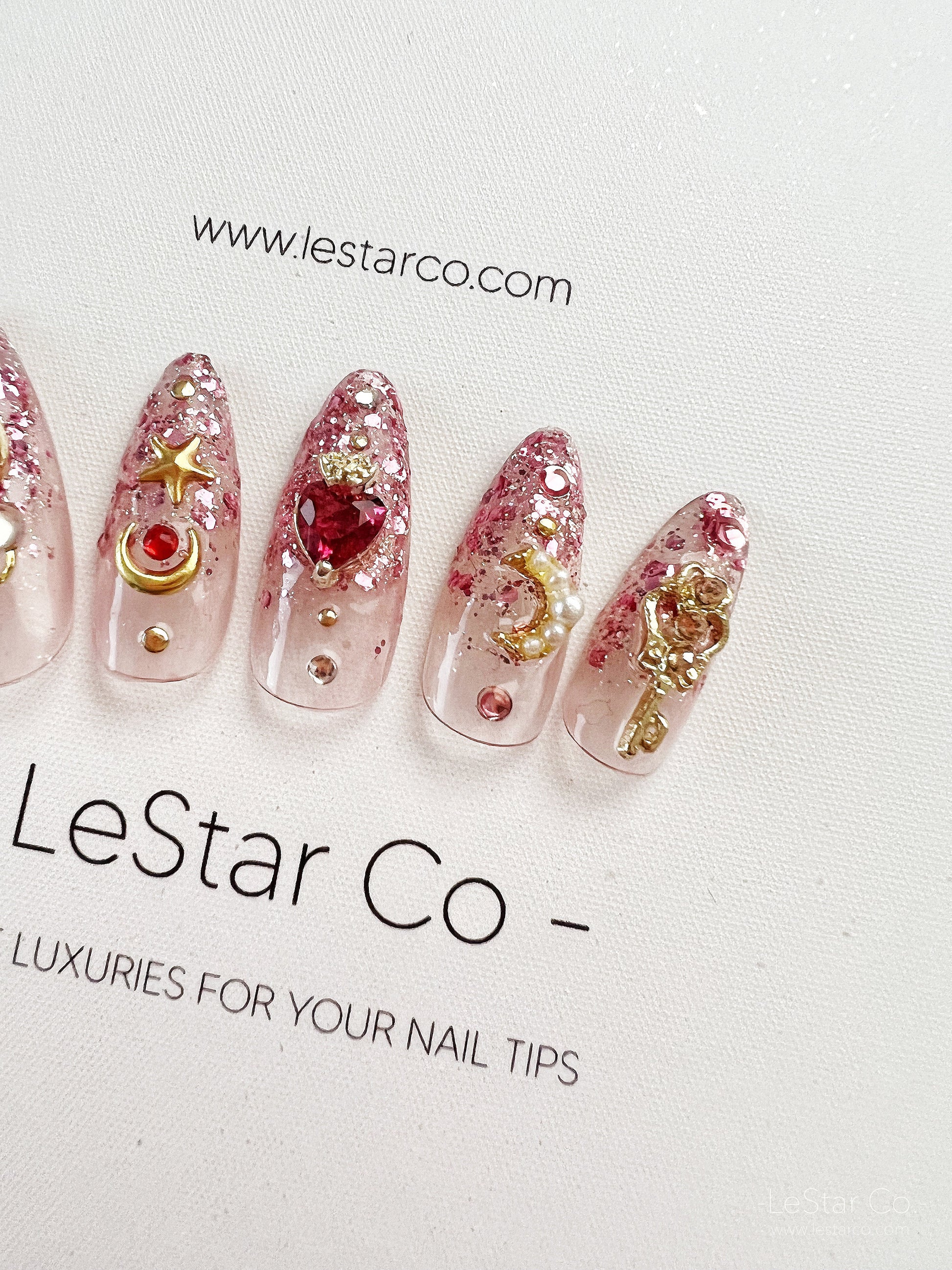 Reusable Sailor Moon Inspired Vol II | Premium Press on Nails Gel | Fake Nails | Cute Fun Colorful Colorful Gel Nail Artist faux nails 155zz