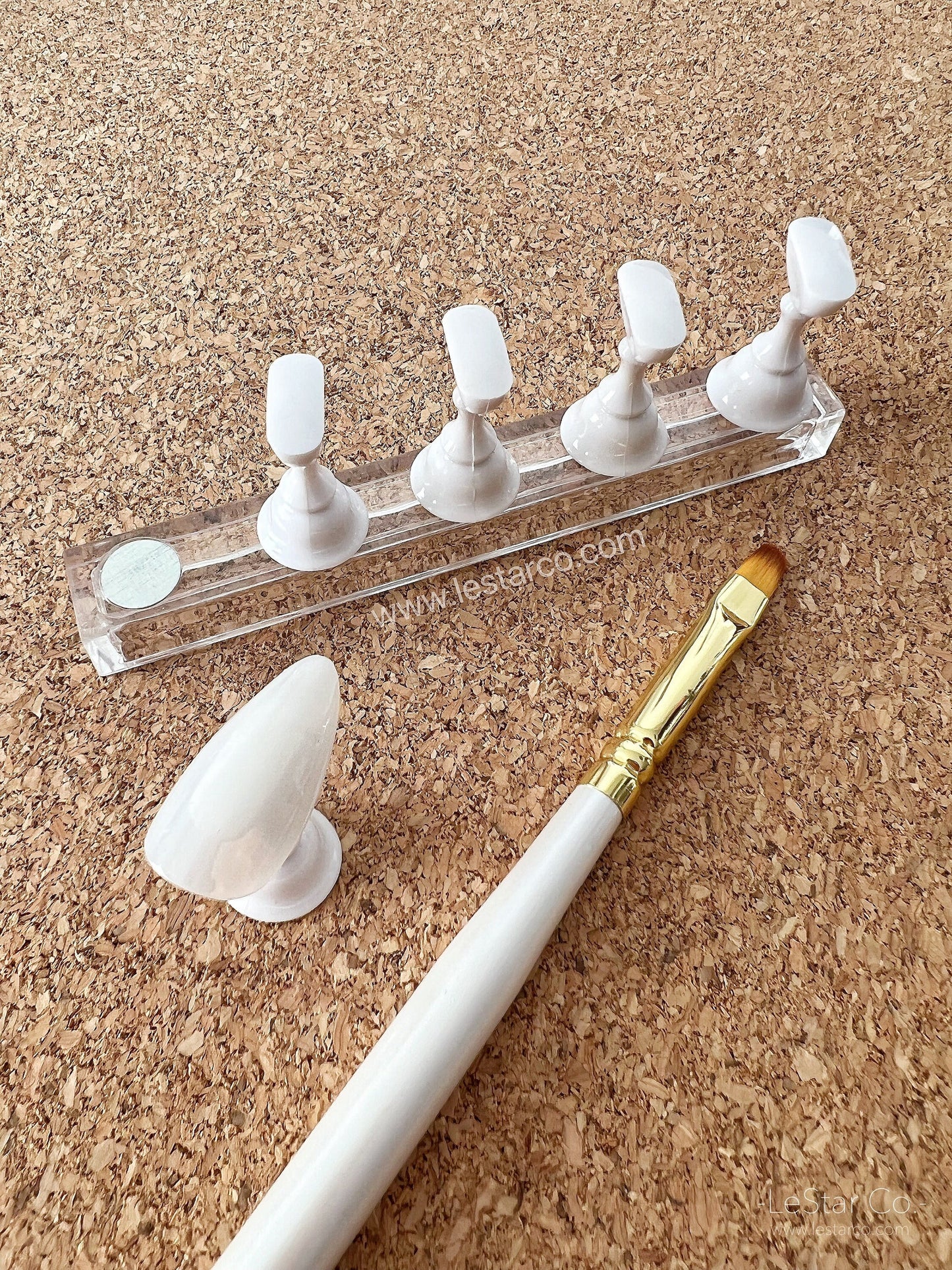 6pcs ULTRA NARROW Press on nail False Nail Holder Set|Magnetic Nail Art Practice Holder|Soft Gel Nail Stand|Drawing DIY Tools
