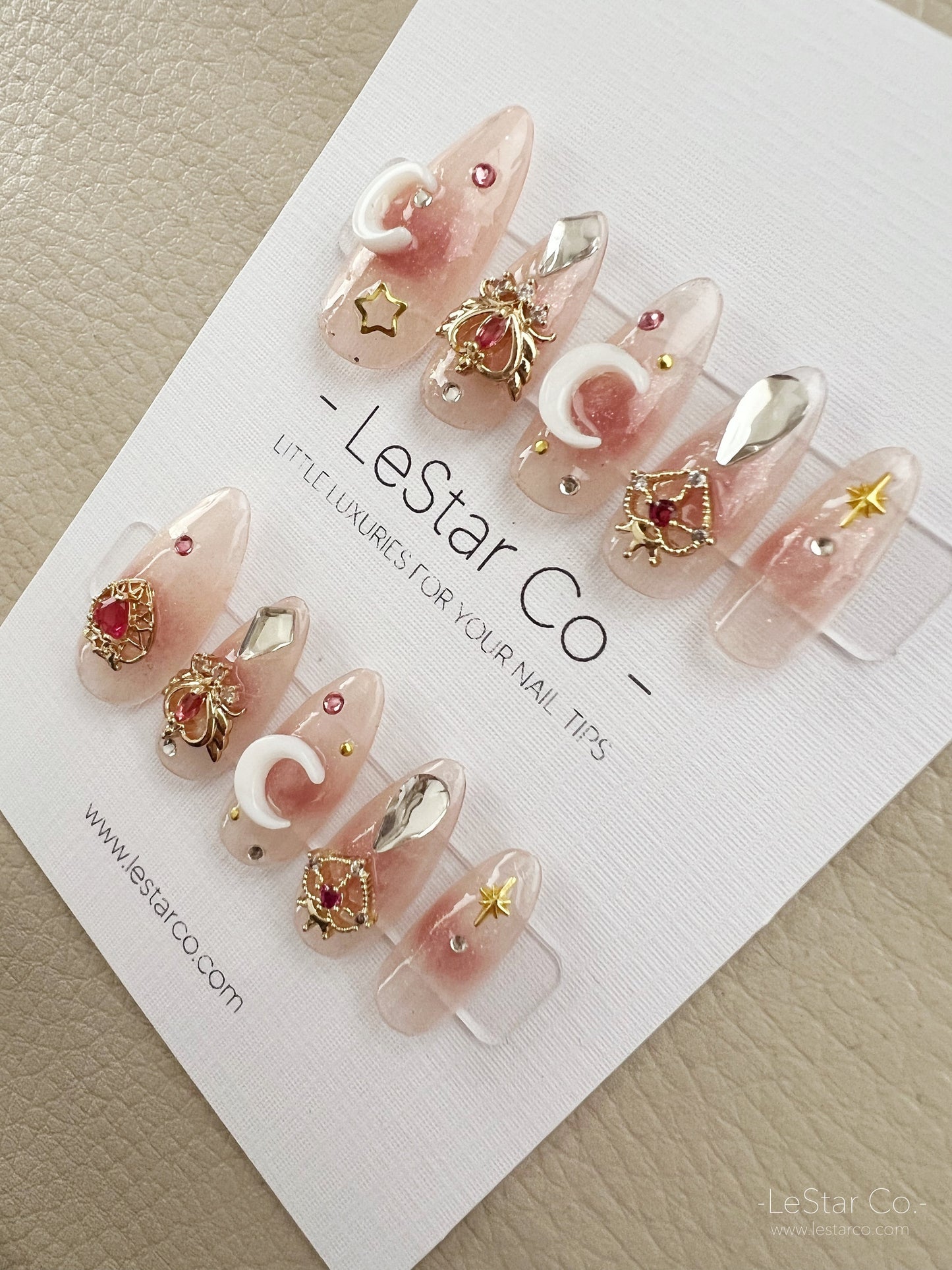 Reusable Sailor Moon Inspired Vol III| Premium Press on Nails Gel | Fake Nails | Cute Fun Colorful Colorful Gel Nail Artist faux nails 157zz