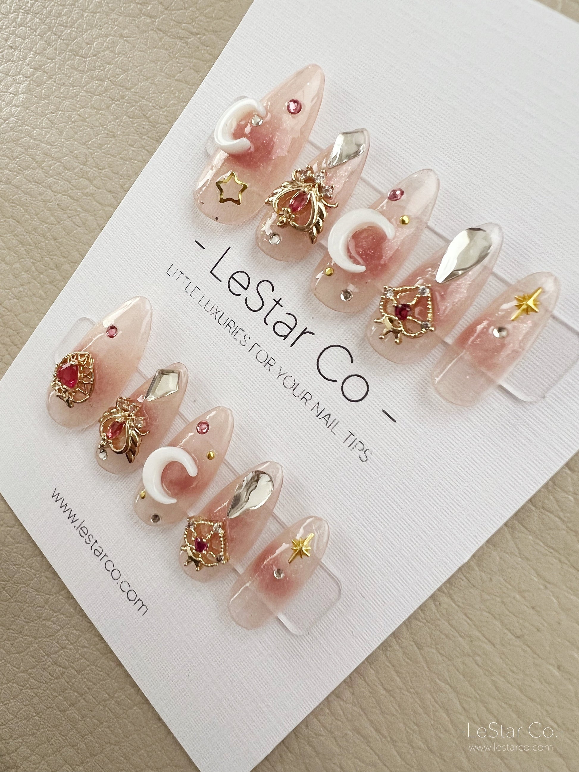 Reusable Sailor Moon Inspired Vol III| Premium Press on Nails Gel | Fake Nails | Cute Fun Colorful Colorful Gel Nail Artist faux nails 157zz