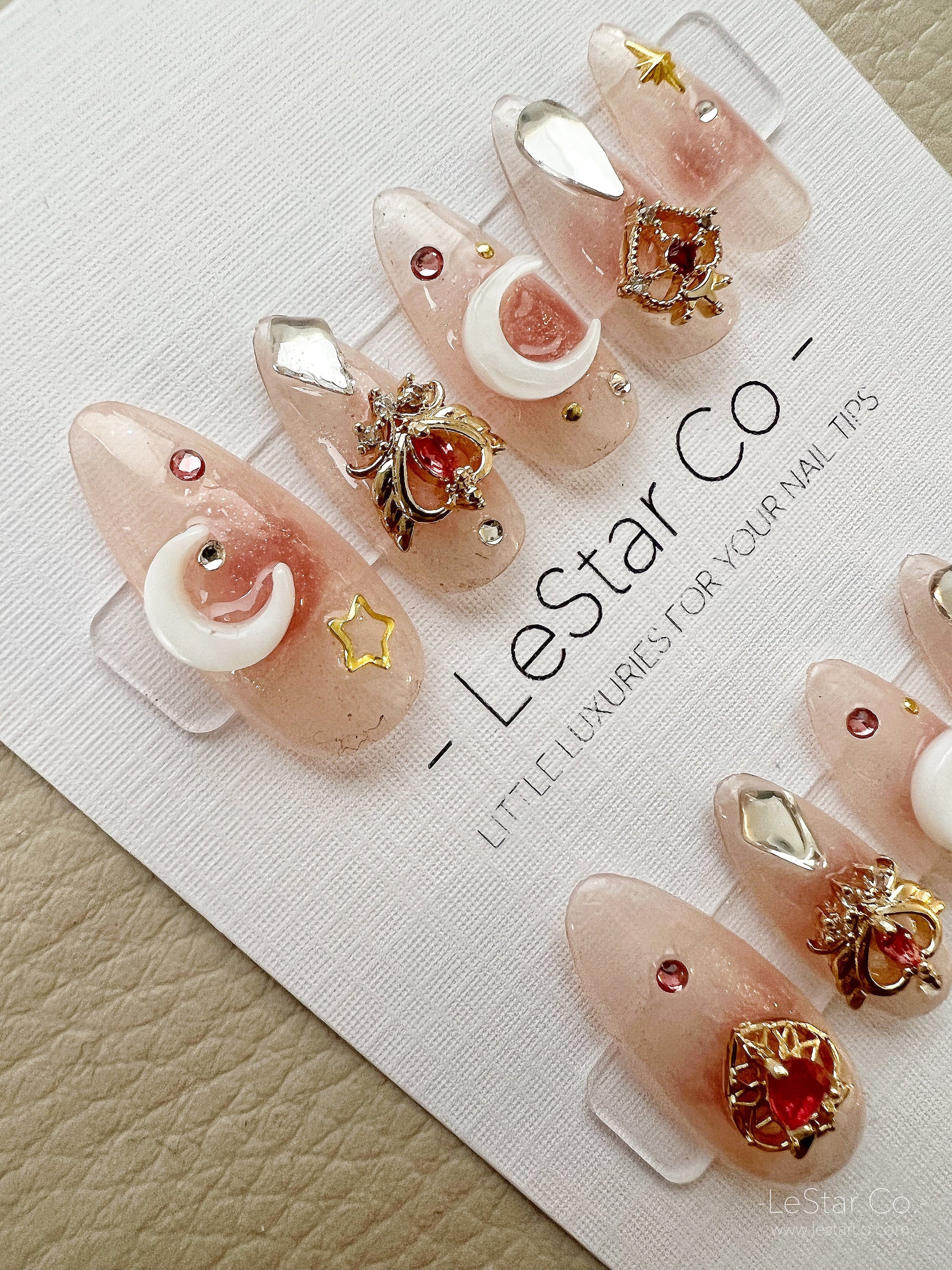Reusable Sailor Moon Inspired Vol III| Premium Press on Nails Gel | Fake Nails | Cute Fun Colorful Colorful Gel Nail Artist faux nails 157zz