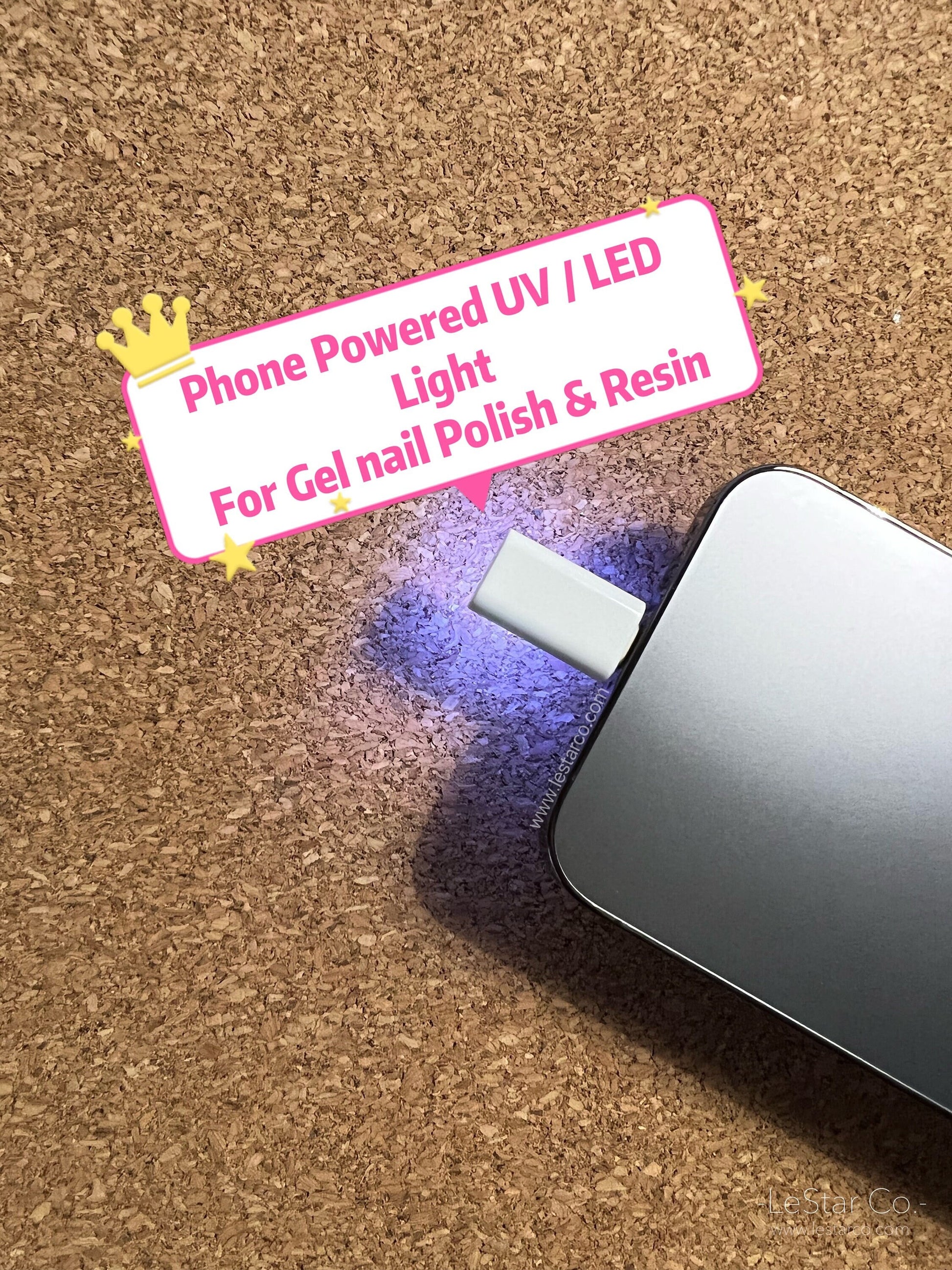 Phone Powered UV/Led Lighting Type C Portable Light Lamp for Gel Nail Polish Resin resin craft supplies Manicure Tool
