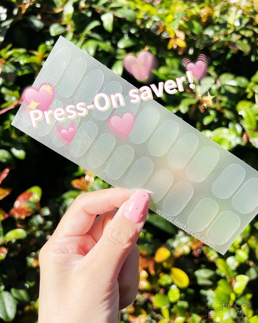 22 Clear Press on Nail Protection Sheets Minimize Glue damage /fake nails/false nails Minimize Glue damage