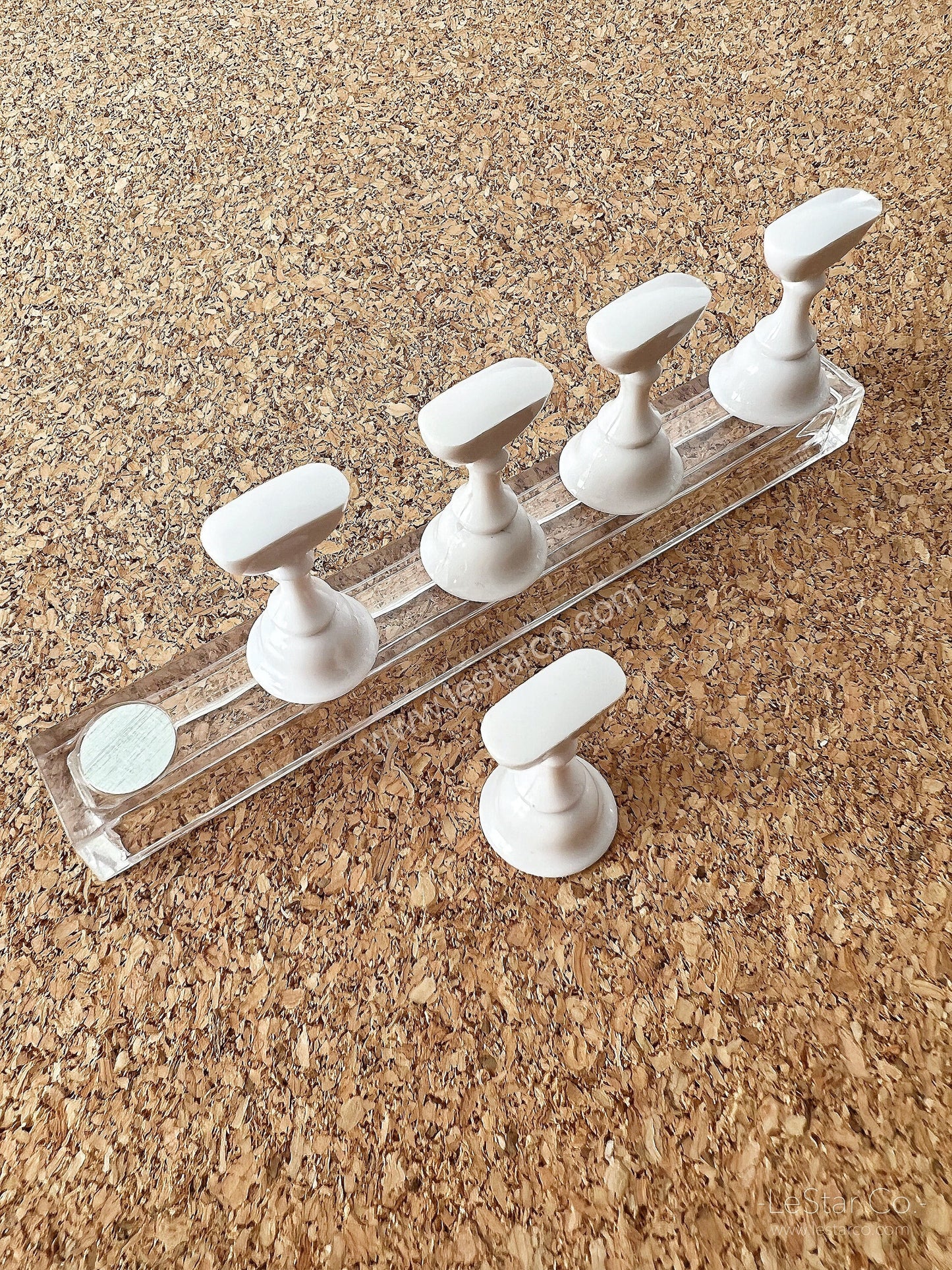 6pcs ULTRA NARROW Press on nail False Nail Holder Set|Magnetic Nail Art Practice Holder|Soft Gel Nail Stand|Drawing DIY Tools