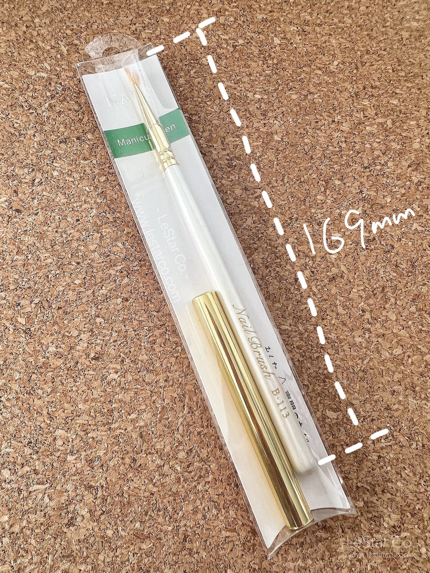 Premium Nail Brush/UV Gel Apply Pen/ Nylon Hair Detailing Striping Nail Art, Painting Liner Brushes, 3D Flower Petal Brush B-113