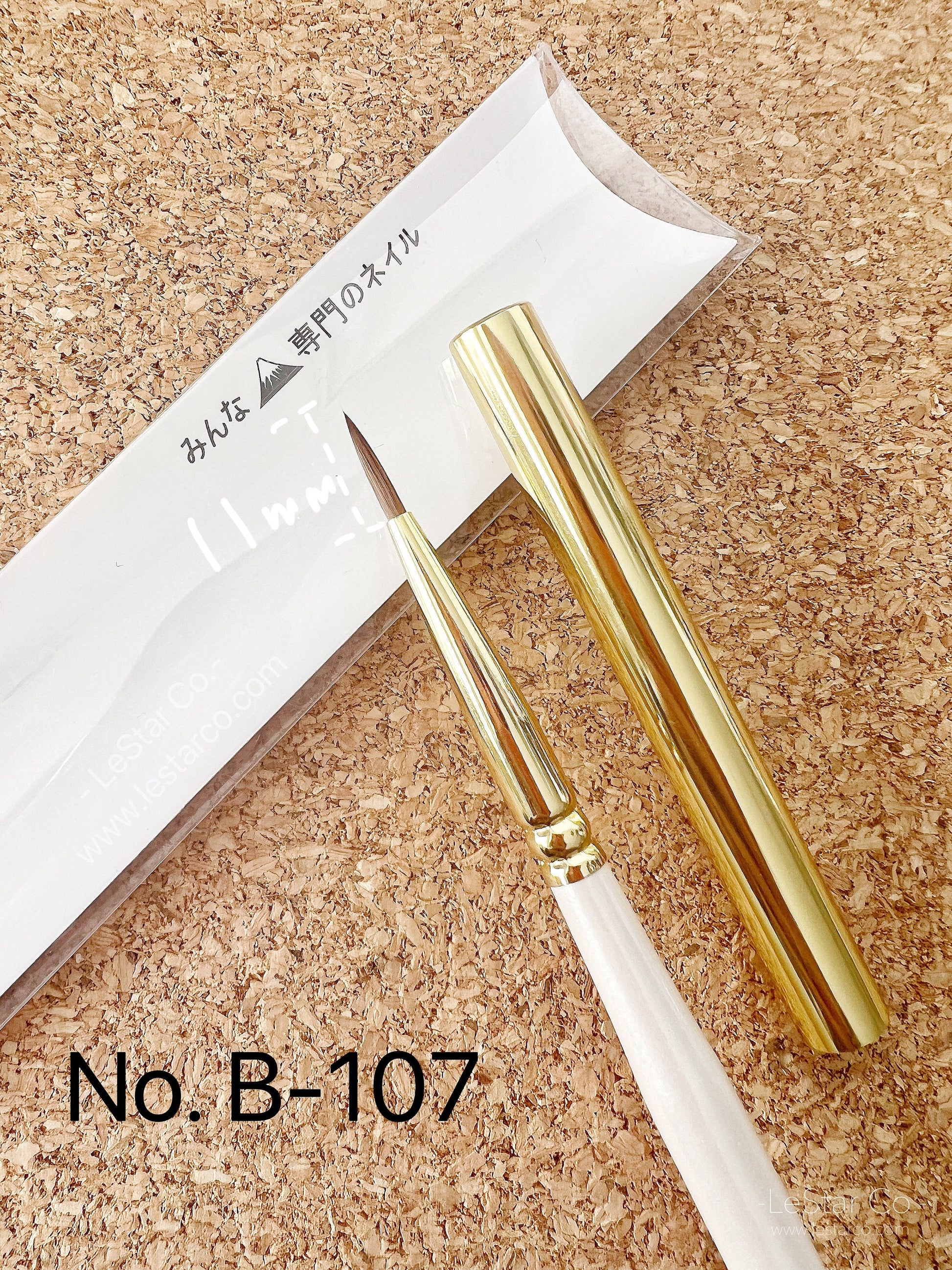 Premium Nail Brush/UV Gel Apply Pen/ Nylon Hair Detailing Striping Nail Art, Painting Liner Brushes, 3D Flower Petal Brush B-113