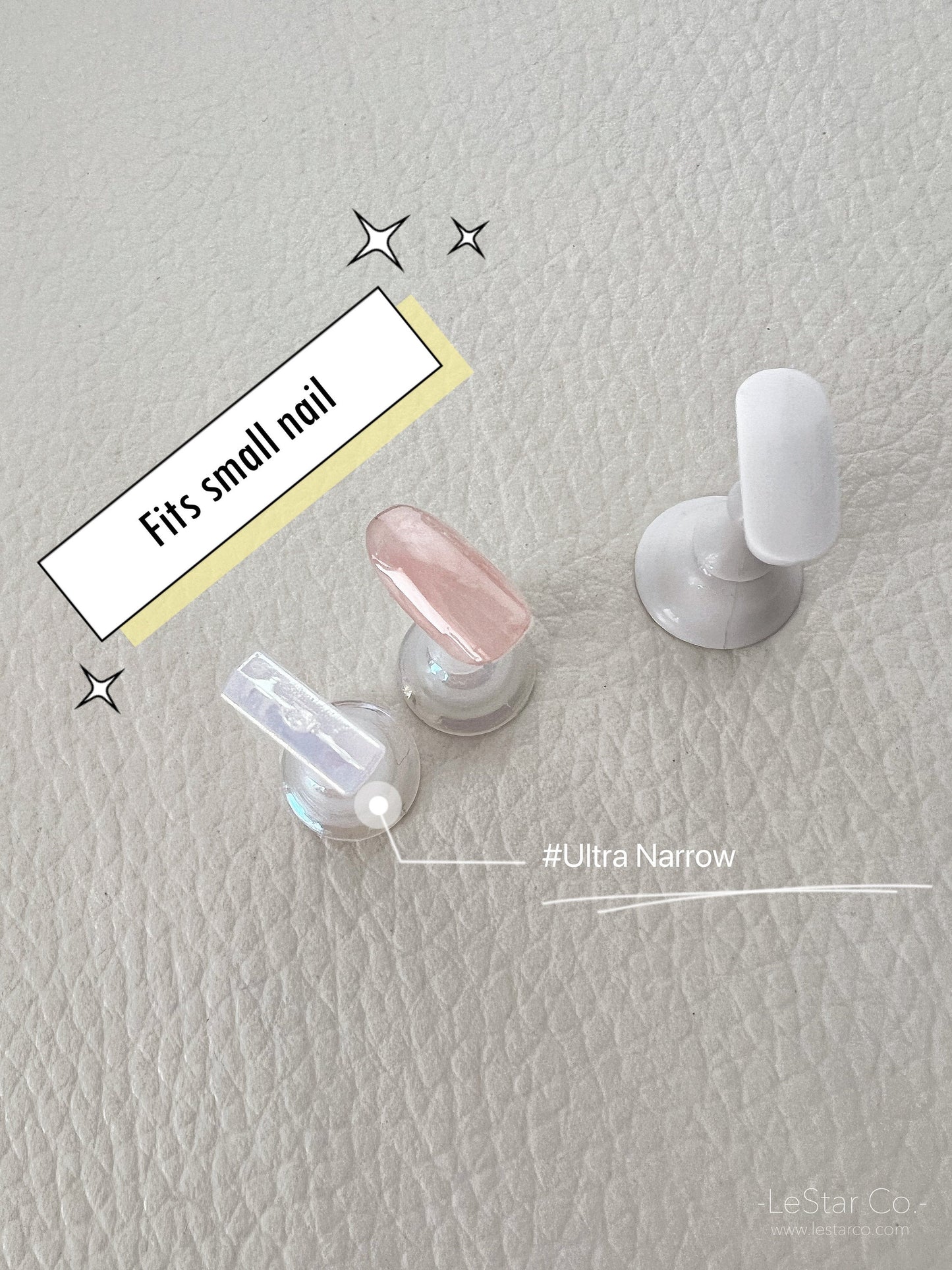 6pcs ULTRA NARROW Press on nail False Nail Holder Set|Magnetic Nail Art Practice Holder|Soft Gel Nail Stand|Drawing DIY Tools
