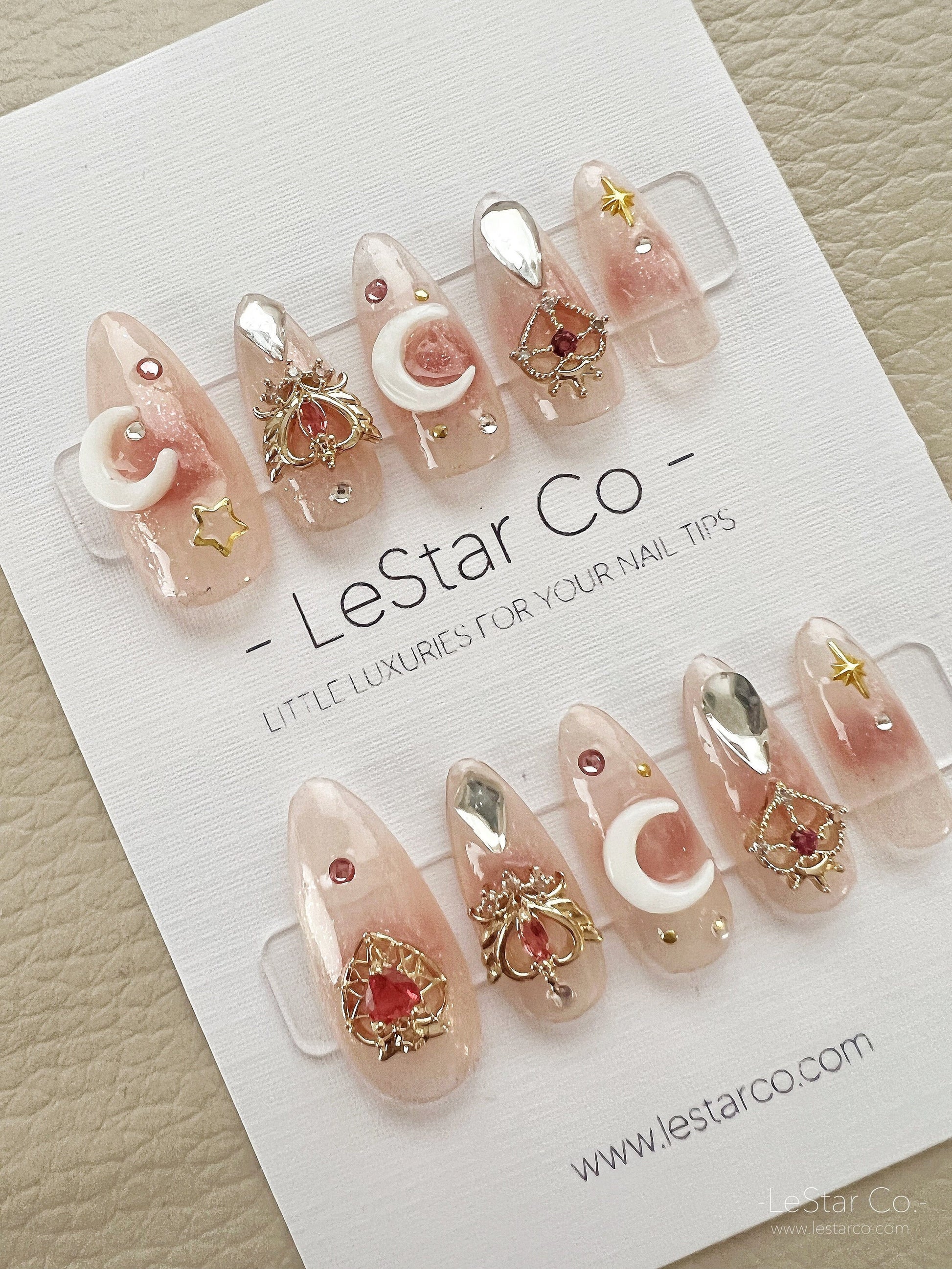 Reusable Sailor Moon Inspired Vol III| Premium Press on Nails Gel | Fake Nails | Cute Fun Colorful Colorful Gel Nail Artist faux nails 157zz
