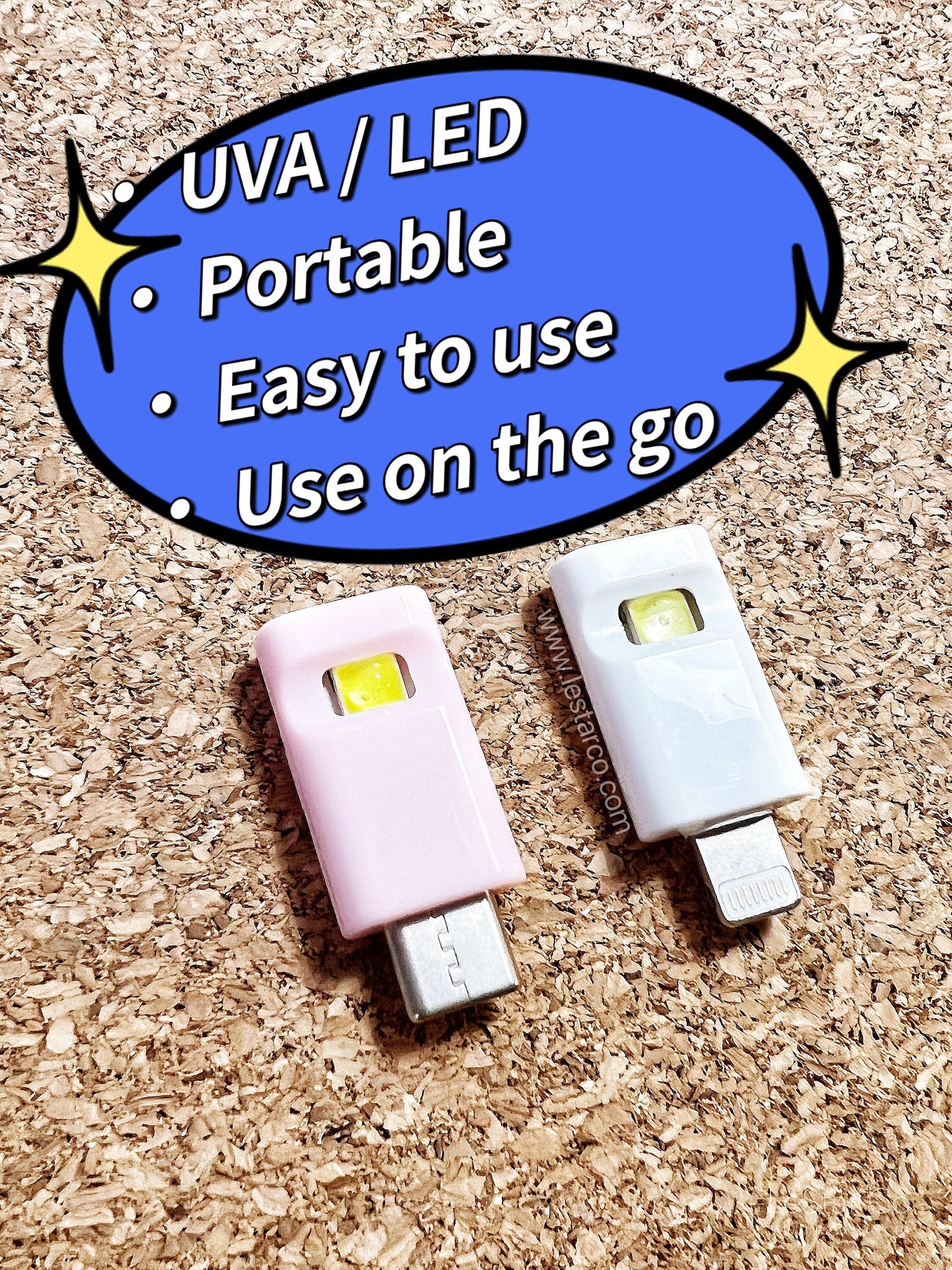 Phone Powered UV/Led Lighting Type C Portable Light Lamp for Gel Nail Polish Resin resin craft supplies Manicure Tool