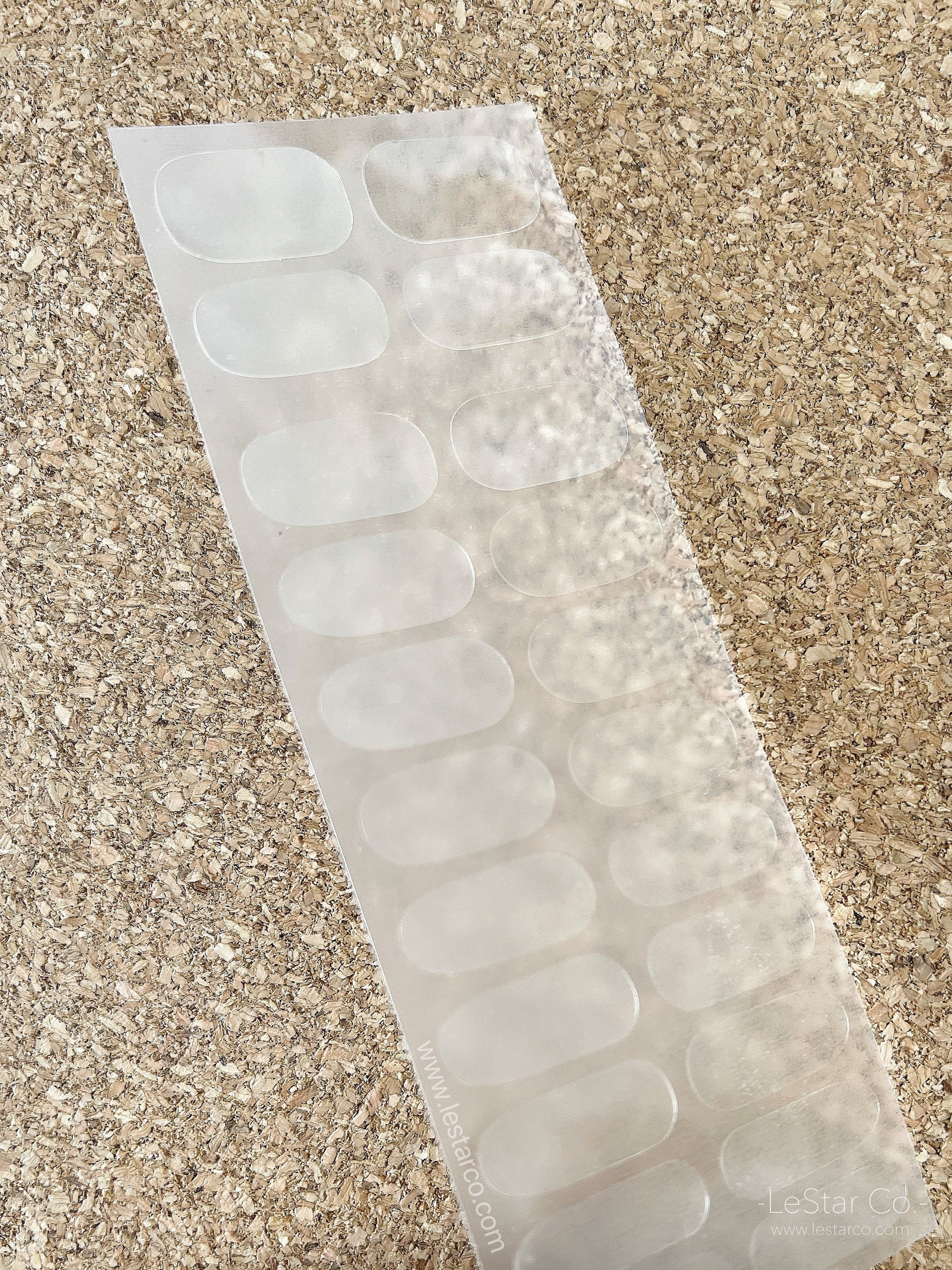22 Clear Press on Nail Protection Sheets Minimize Glue damage /fake nails/false nails Minimize Glue damage