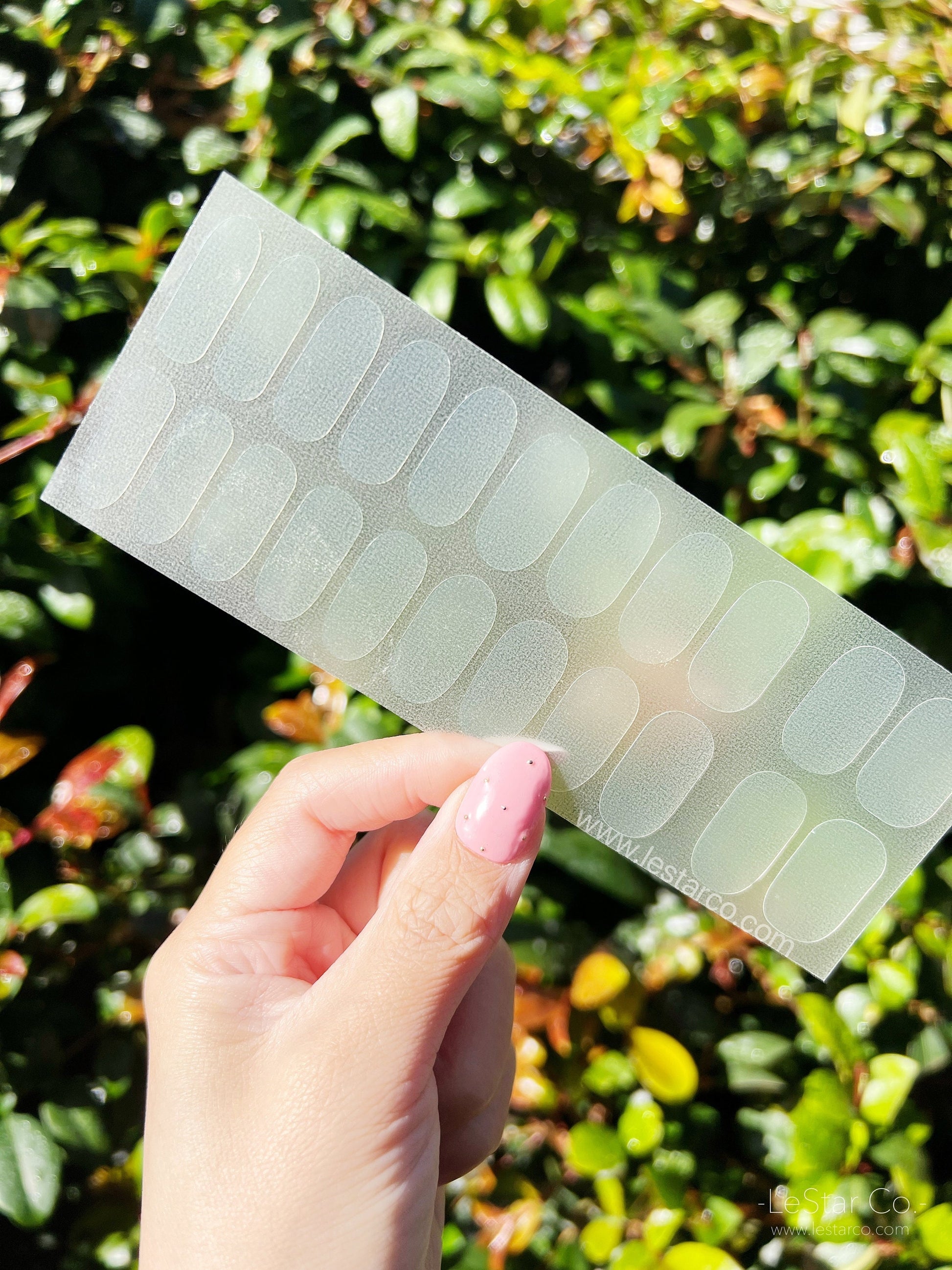 22 Clear Press on Nail Protection Sheets Minimize Glue damage /fake nails/false nails Minimize Glue damage