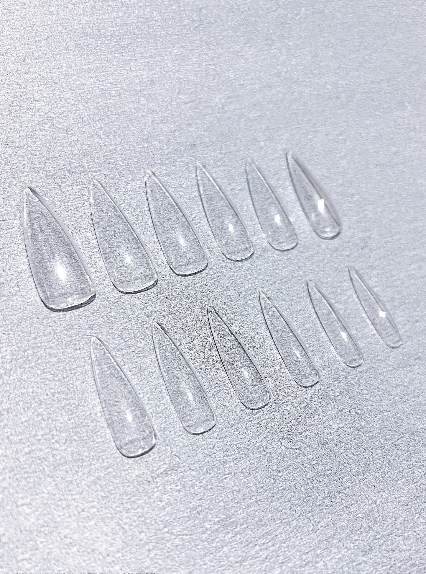 500pcs/12 Sizes Extra Long Stiletto Soft Gel Nail Tip Clear Press on Nail Full Cover/Half Cover False Nails By LUMIQO DIY Nailart