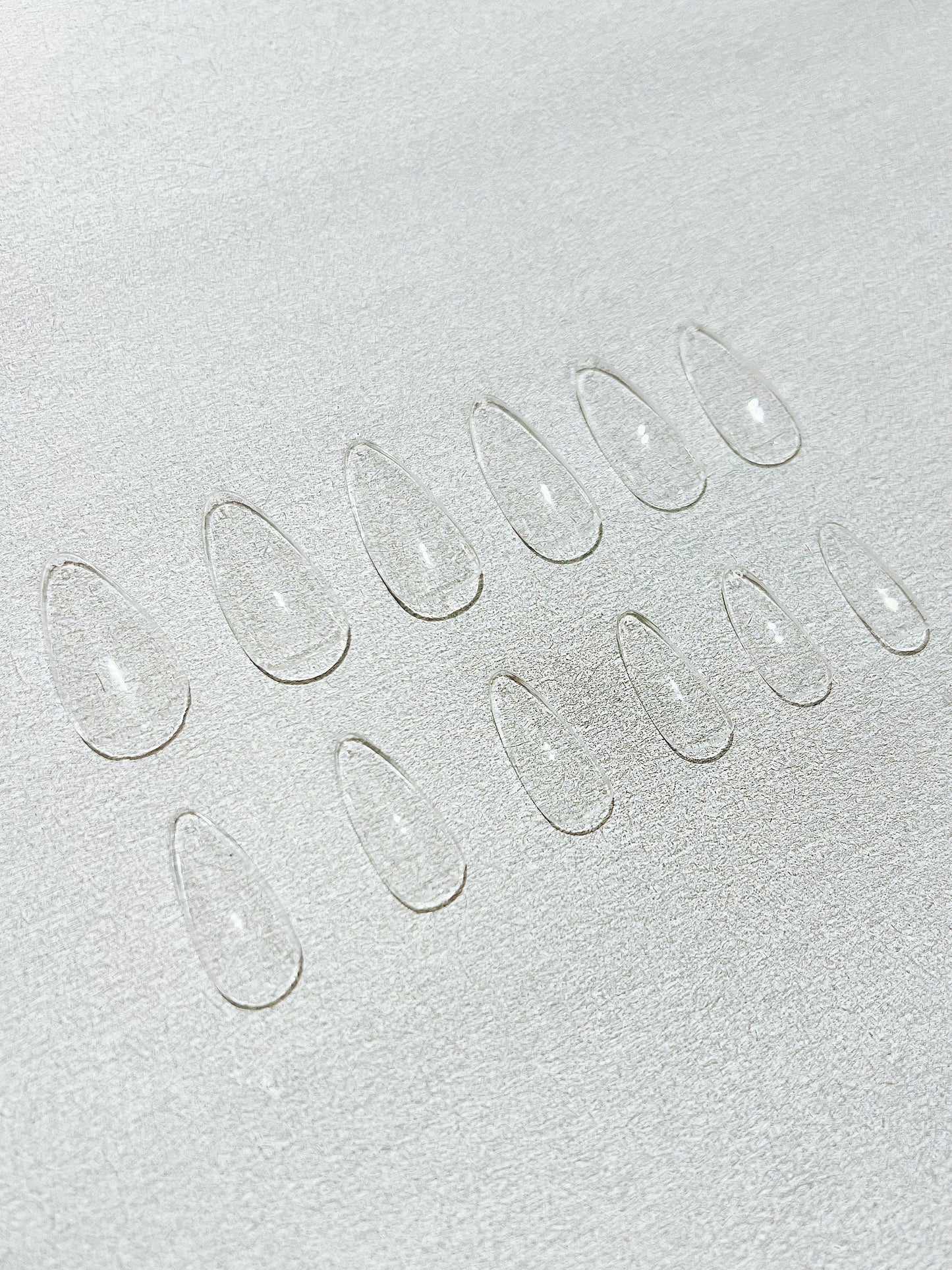 500pcs/12 Sizes Soft Gel Nail Tip Clear Long Almond Press on Nail Full Cover/Half Cover False Nails By LUMIQO DIY Nailart