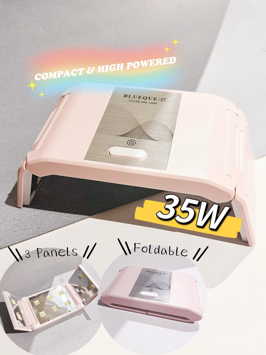 38W High PowerCompact Portable USB UV/Led  Light Lamp 3 Panel for Gel Nail Polish Resin resin craft supplies Manicure Tool
