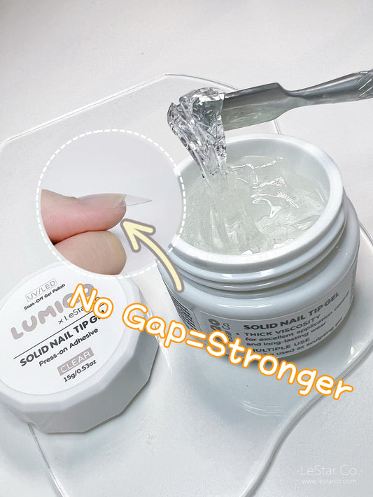 Muli-Use PVC SOLID Soft Gel Tip Press on Adhesive Stong Hold 3D Modeling Sculpting Gel Uv Gels Diy Nail Art Supply