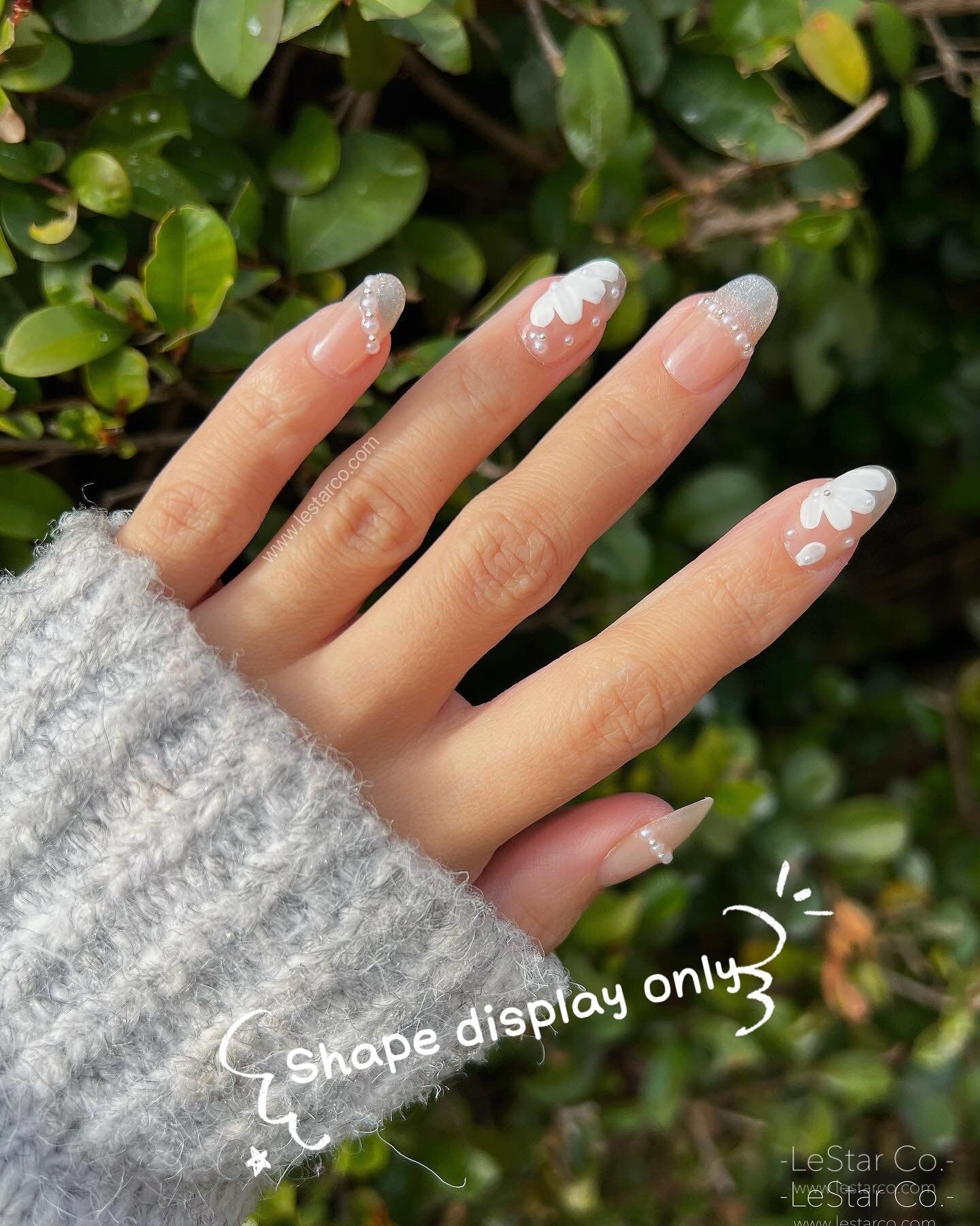 500pcs/10Sizes MID-Long Oval Soft Gel Nail Tip Clear Press on Nail Full Cover/Half Cover False Nails By LUMIQO DIY Nailart