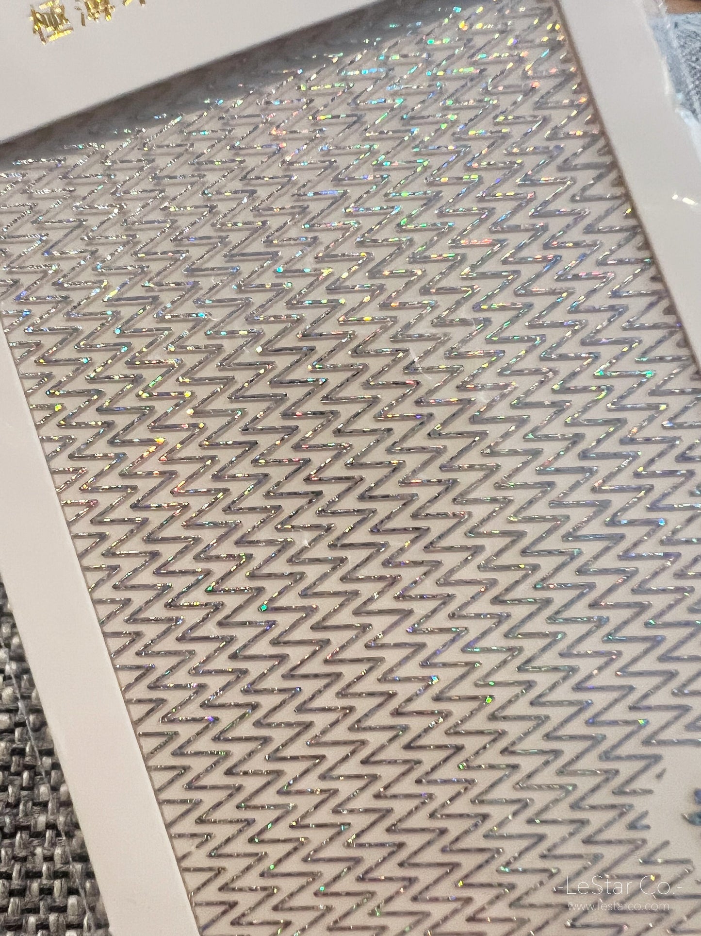 Holographic Gold Silver Nail Art Stickers | Nail Accessories | Self Adhesive Nail Decals | Nail Stickers Decals