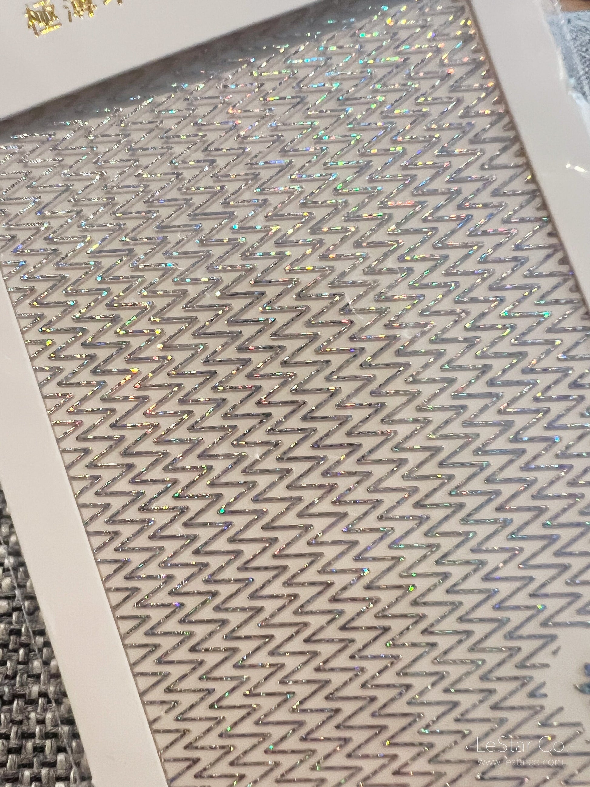 Holographic Gold Silver Nail Art Stickers | Nail Accessories | Self Adhesive Nail Decals | Nail Stickers Decals