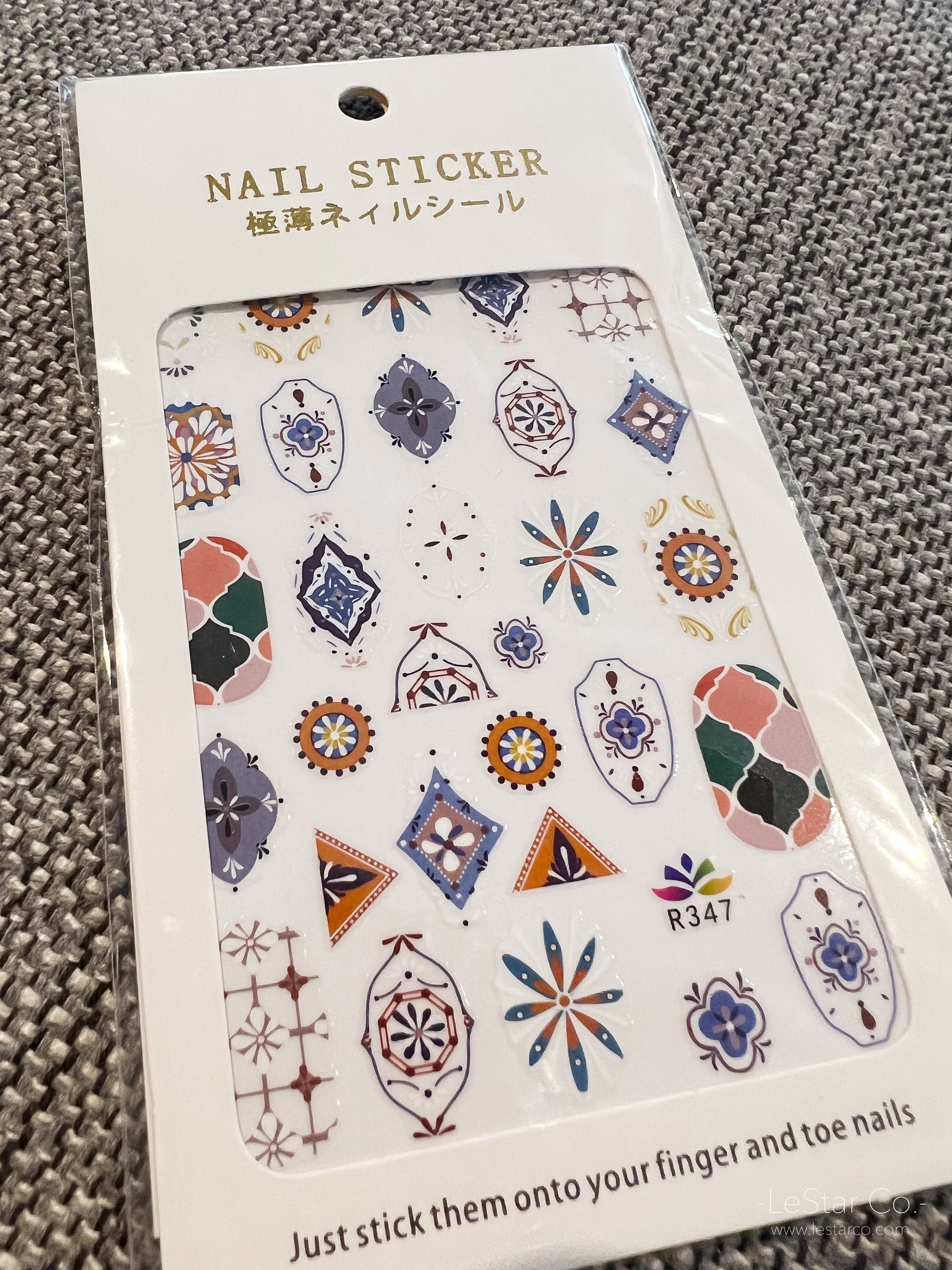 Dry Flower Nail Art Stickers | Nail Accessories | Self Adhesive Nail Decals | Nail Stickers Decals