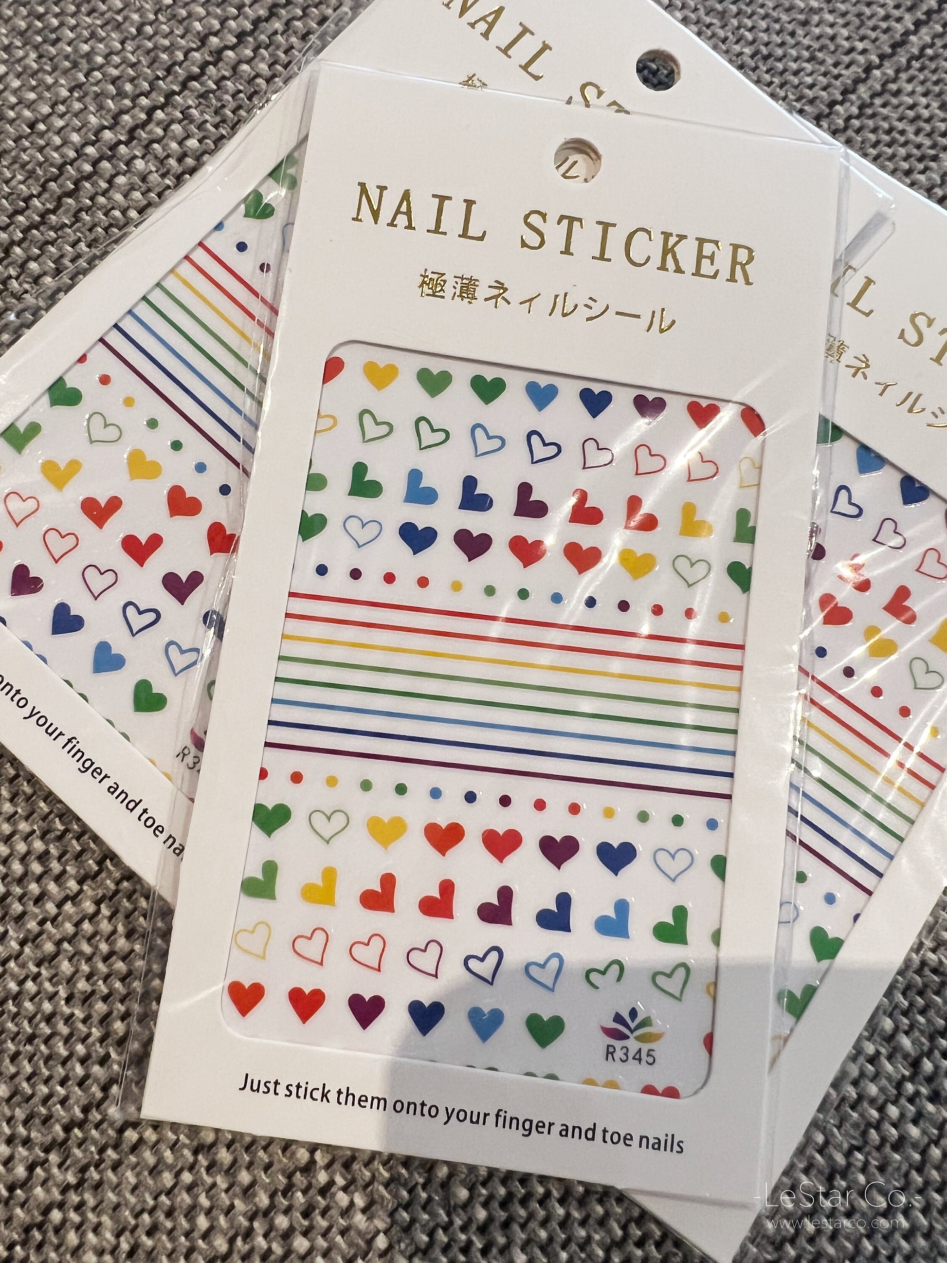 Nail Art Stickers | Nail Accessories | Self Adhesive Nail Decals | Nail Stickers Decals