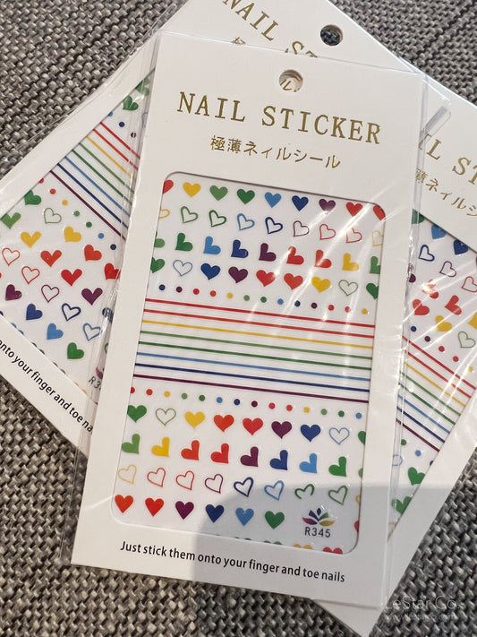 Nail Art Stickers | Nail Accessories | Self Adhesive Nail Decals | Nail Stickers Decals