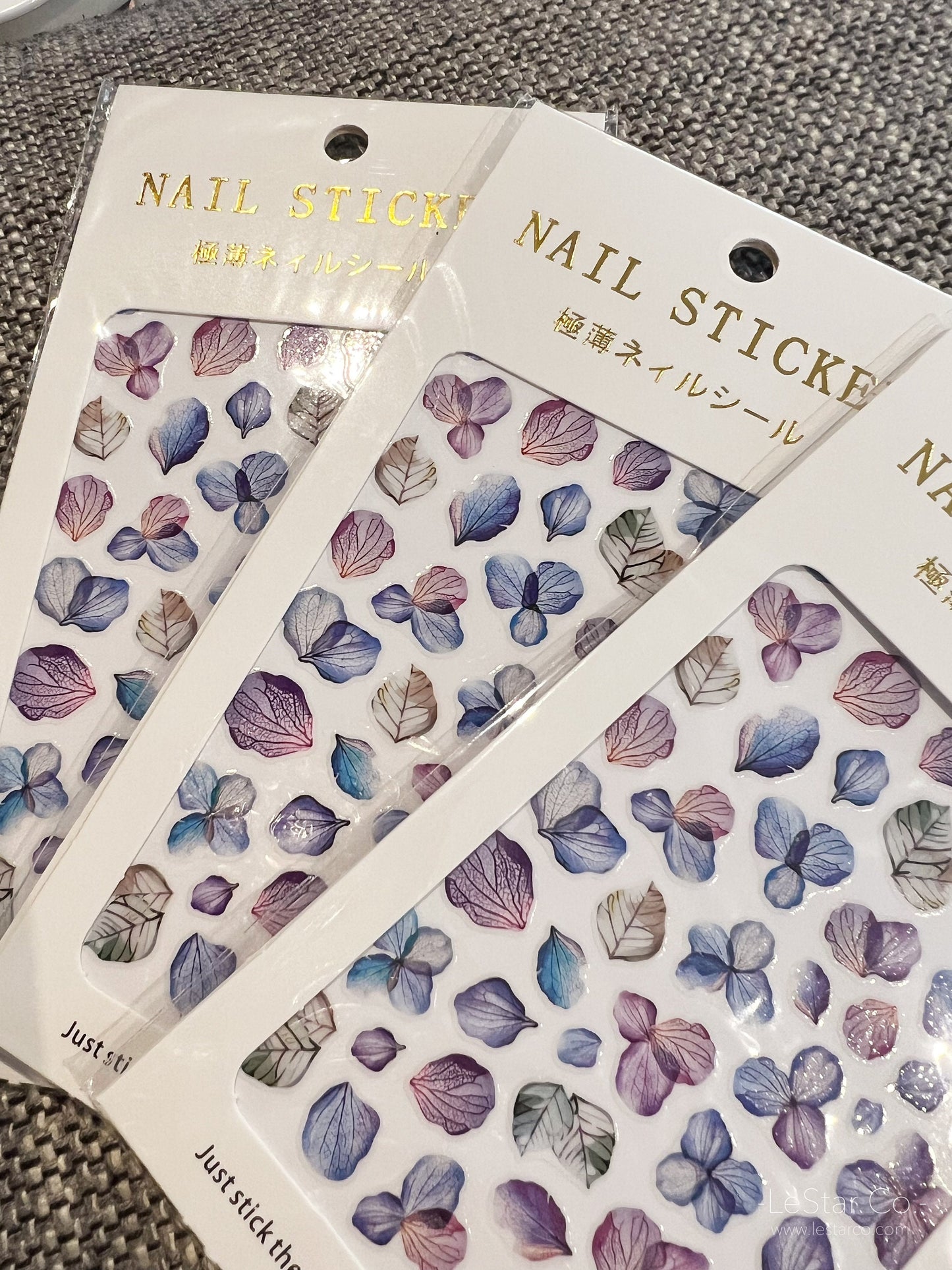 Dry Flower Nail Art Stickers | Nail Accessories | Self Adhesive Nail Decals | Nail Stickers Decals