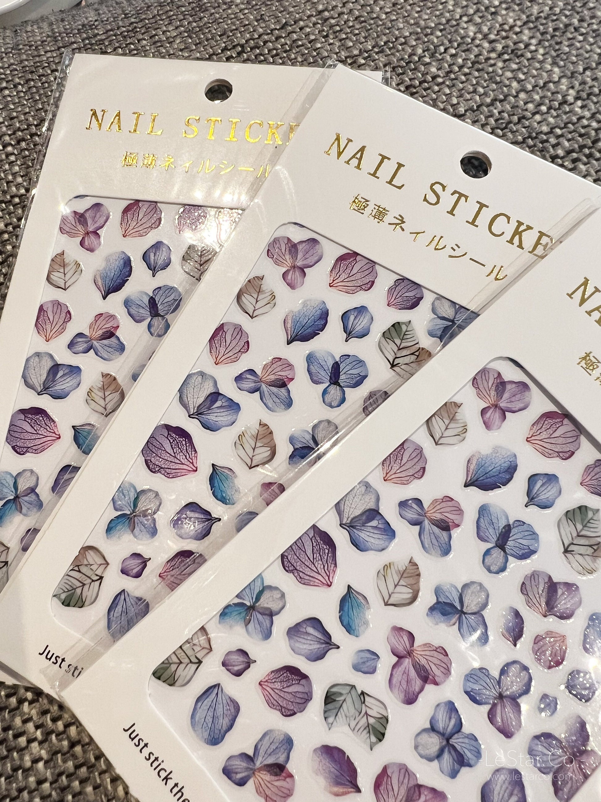 Dry Flower Nail Art Stickers | Nail Accessories | Self Adhesive Nail Decals | Nail Stickers Decals