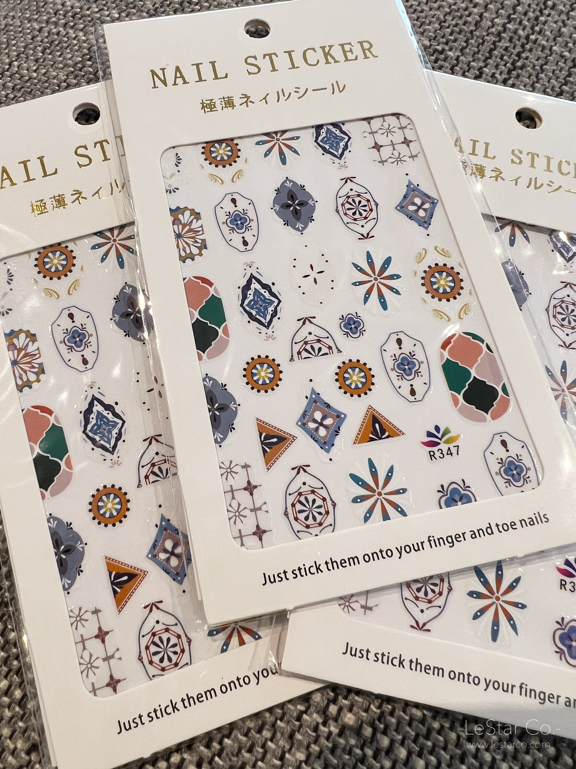 Dry Flower Nail Art Stickers | Nail Accessories | Self Adhesive Nail Decals | Nail Stickers Decals