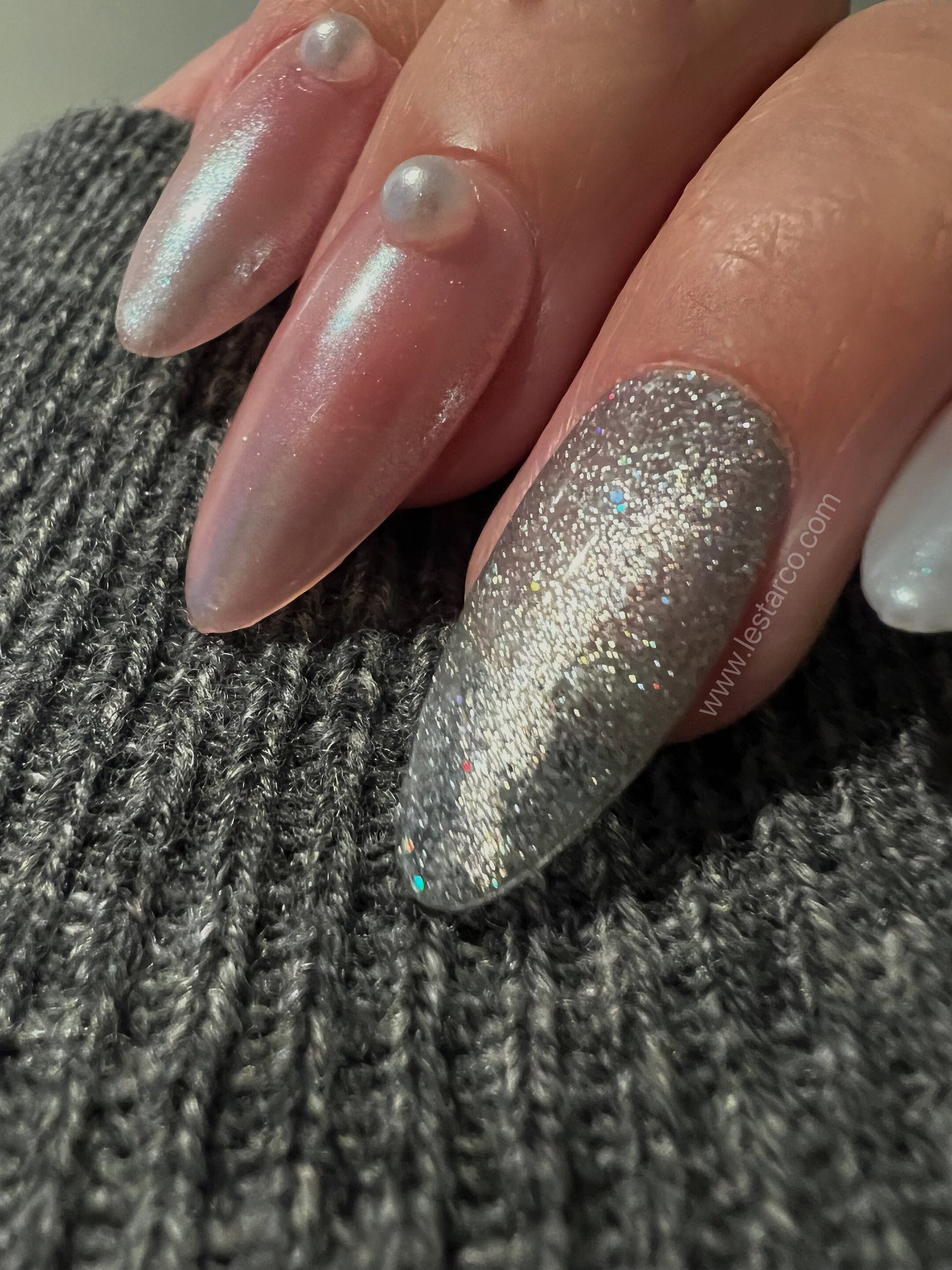 Reusable Dance In the Moonlight | Premium Press on Nails Gel | Fake Nails | Cute Fun Colorful Gel Nail False faux Nails 161zz