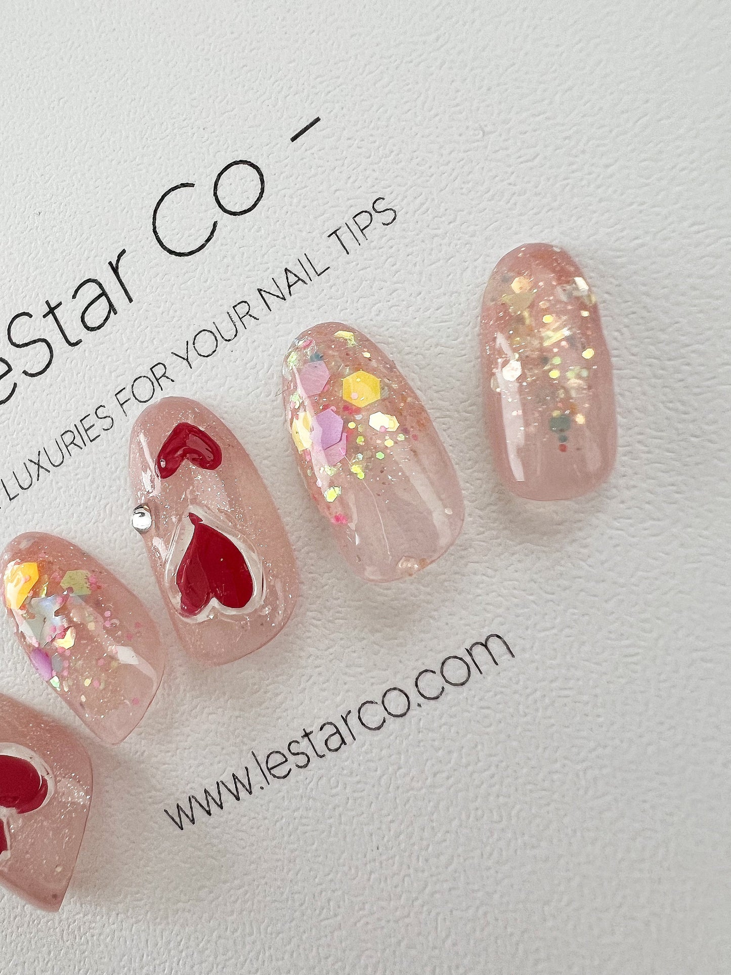 Reusable Play Day | Premium Press on Nails Gel | Fake Nails | Cute Fun Colorful Colorful Gel Nail Artist faux nails 139zz