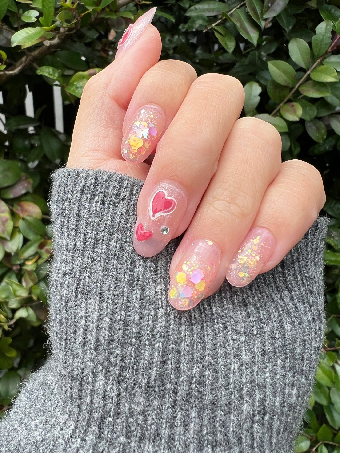 Reusable Play Day | Premium Press on Nails Gel | Fake Nails | Cute Fun Colorful Colorful Gel Nail Artist faux nails 139zz